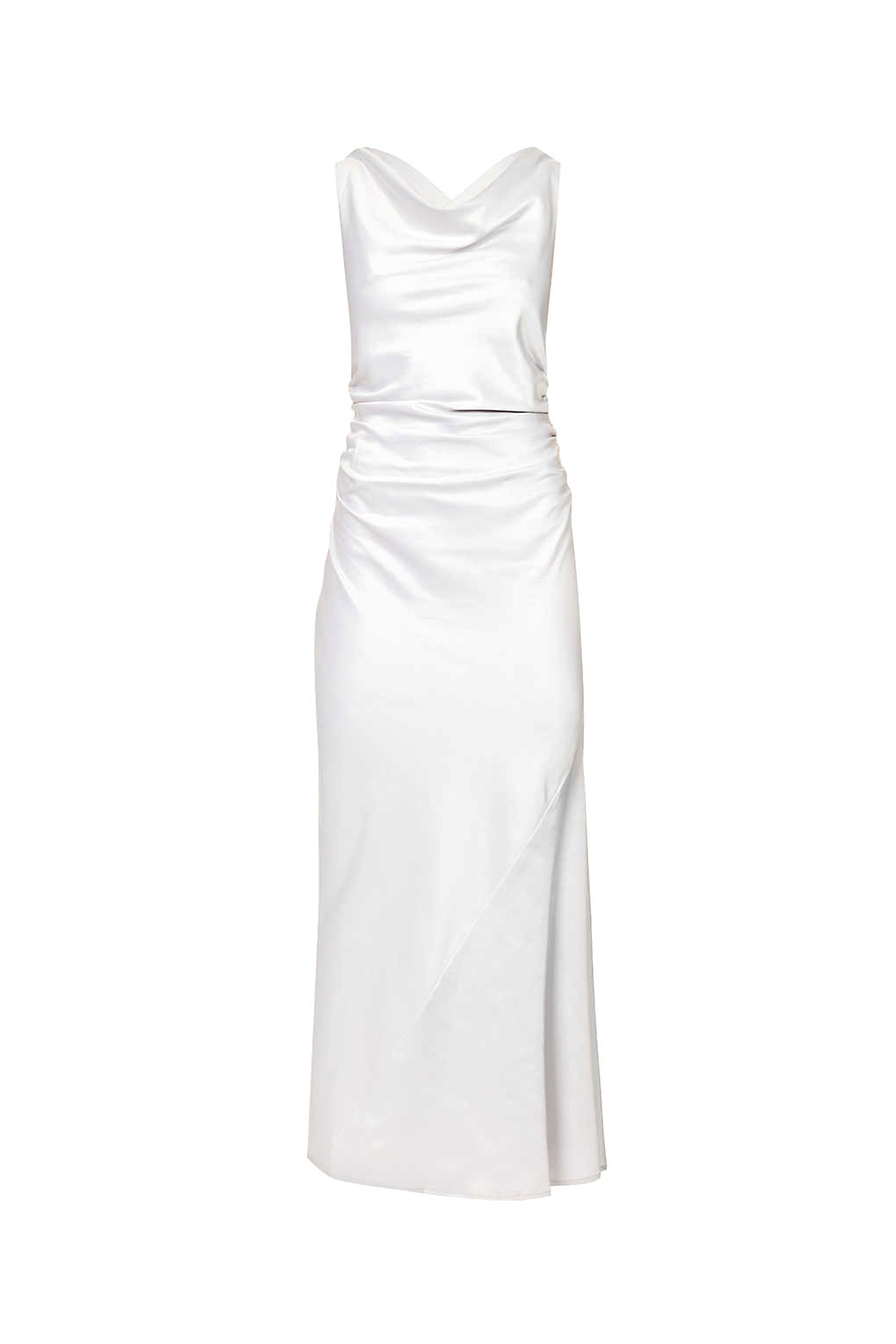 Amy Lynn Women's Wynter Silver Midi Dress In White