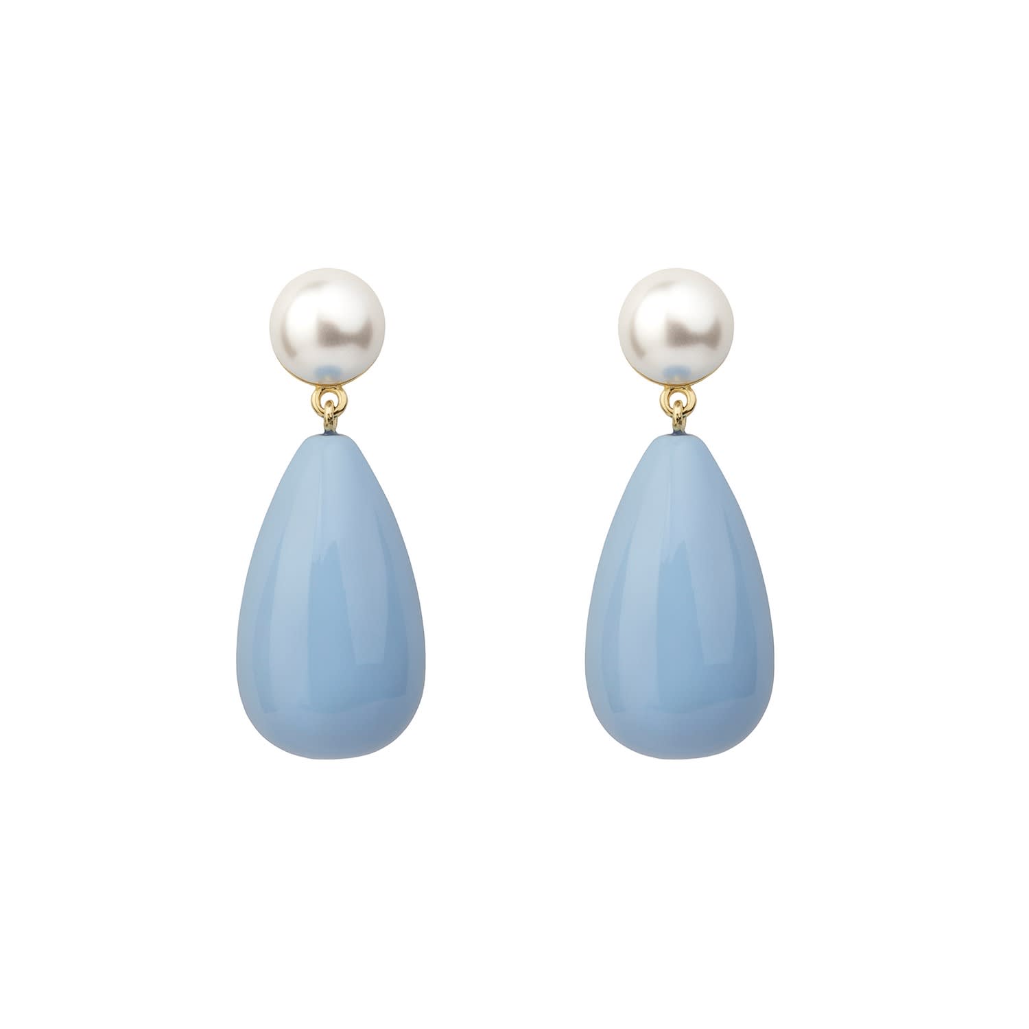 blue earrings