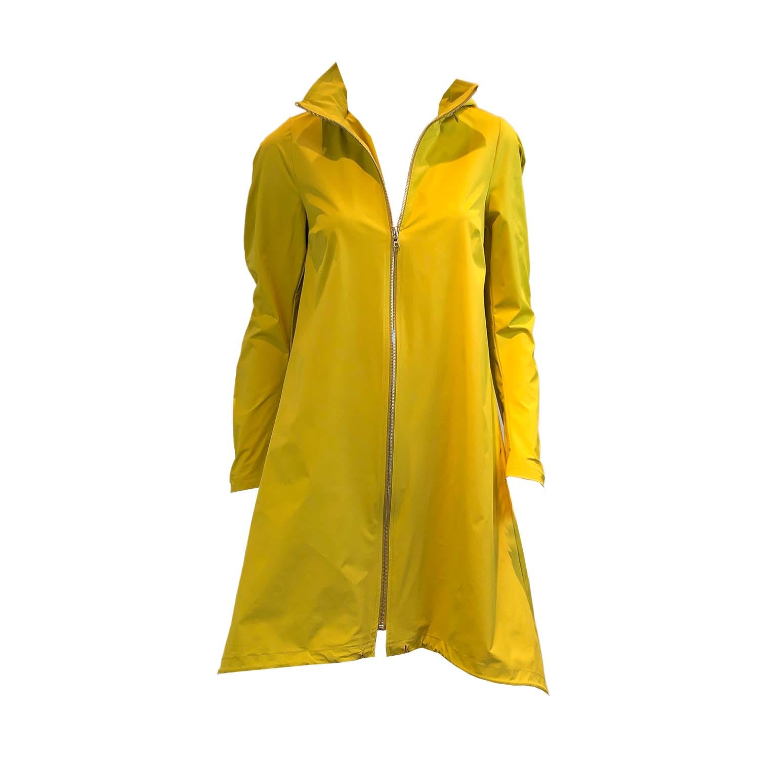 Snider Women's Green Jenny Coat Dress In Yellow