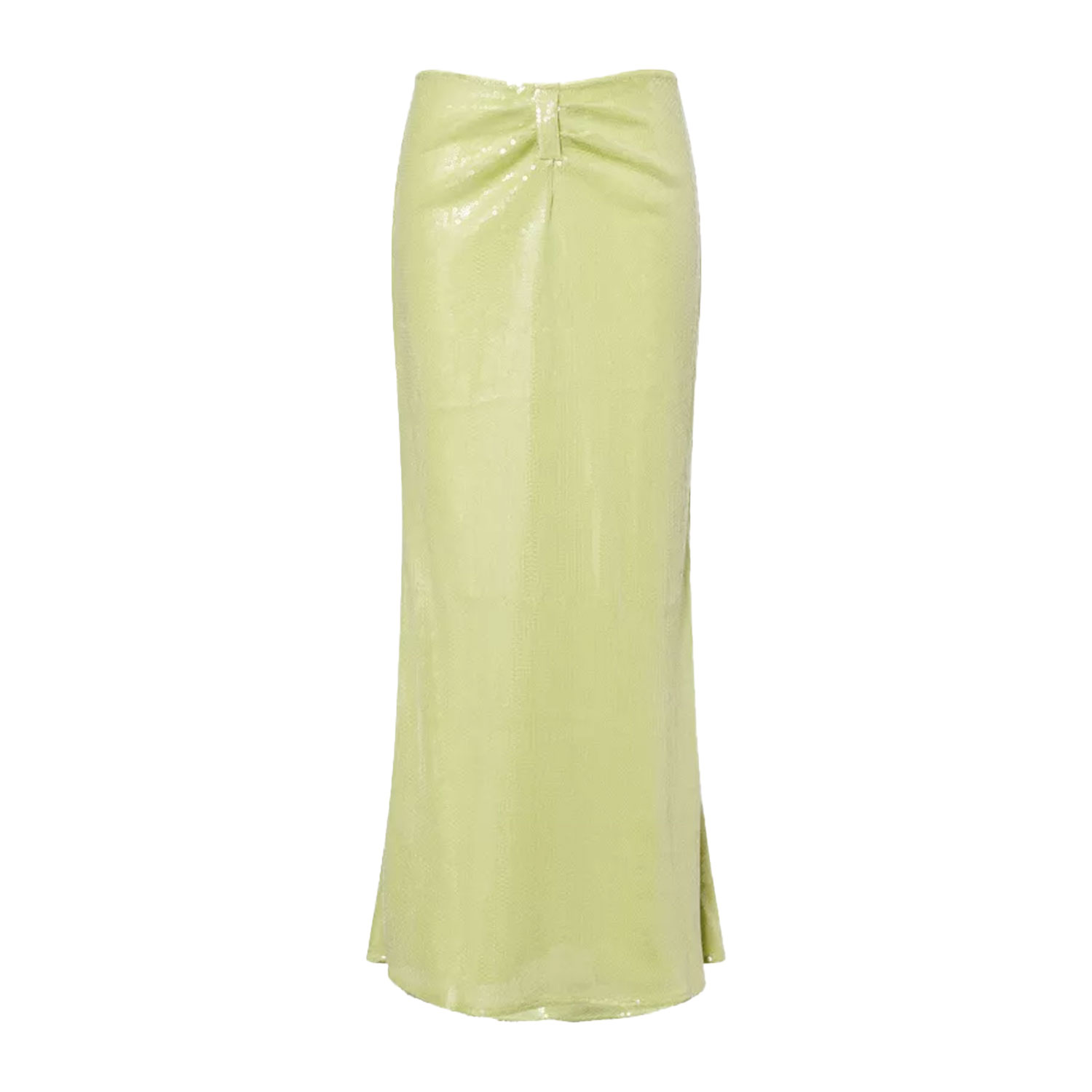 Amy Lynn Women's Riva Lime Green Sequin Maxi Skirt
