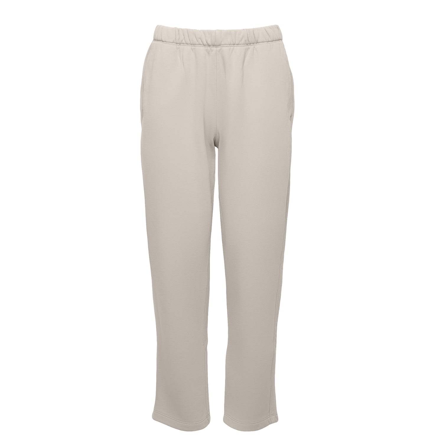 Ocio Leisurewear Women's Neutrals / Grey Cropped Pant In Stone In Grey