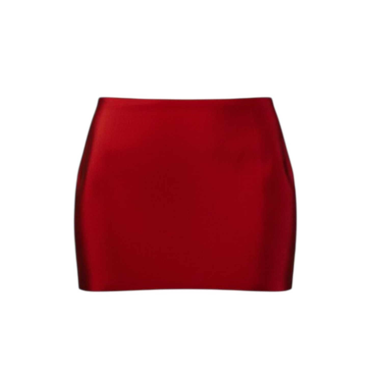 Women's Jane Skirt In Red Silk Faille | Extra Large | The Coolgirl Nyc