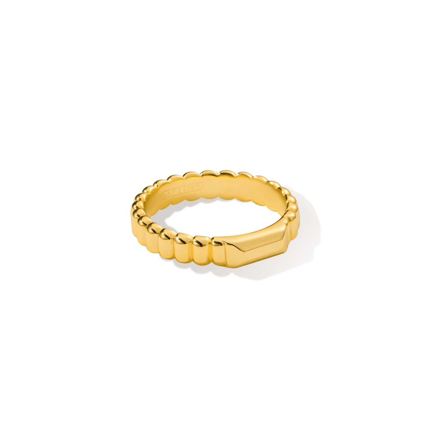 Lait & Lune Women's Dantil Ring - 18k Gold Vermeil