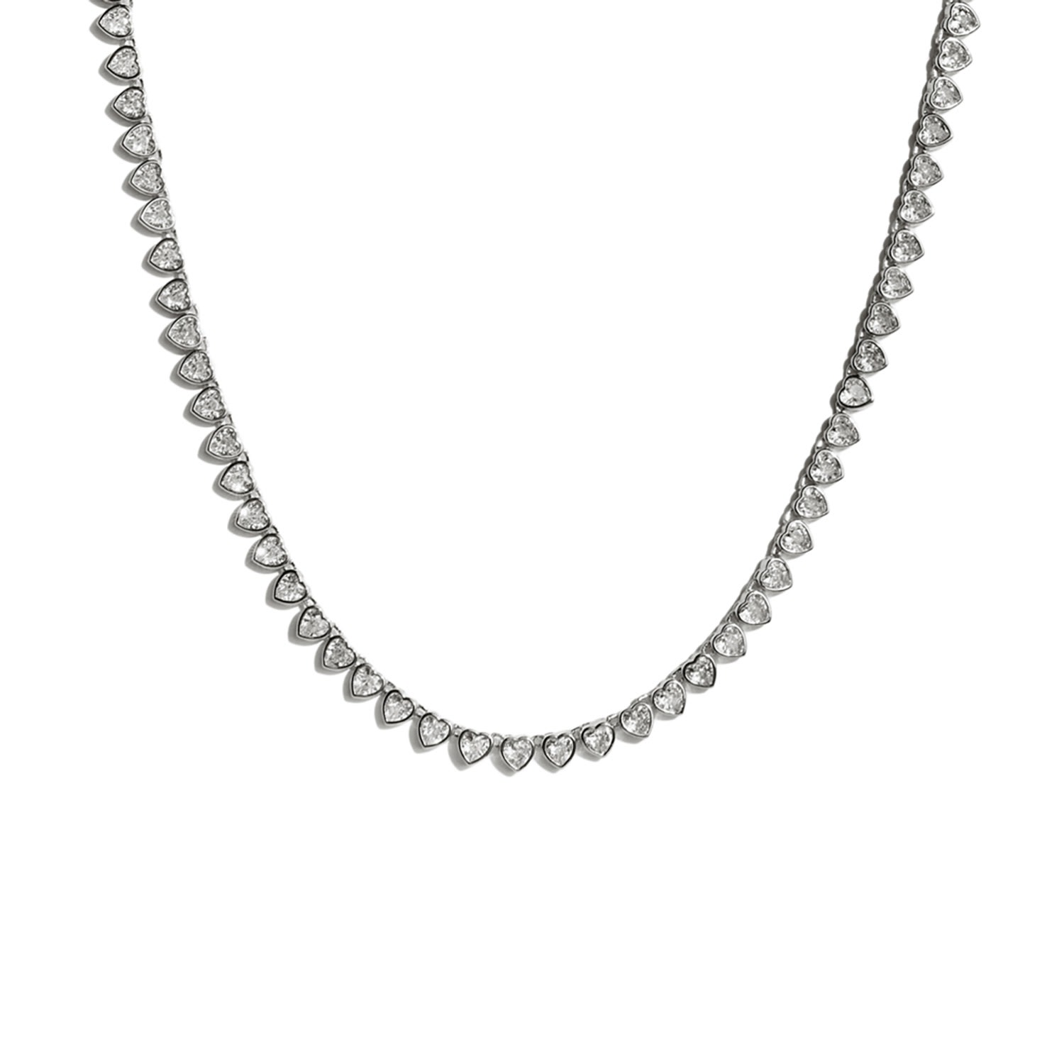 Women’s Hearts Become One Necklace Silver Drae Collection