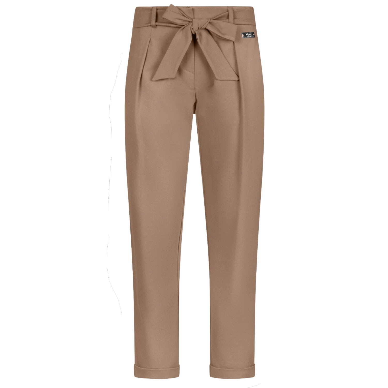 19v69 Italia By Versace 19.69 Abbigliamento Sportivo Srl Women's Paper Bag Trousers Pisa - Brown In Brown