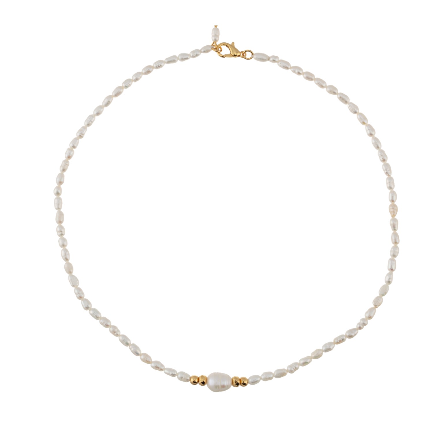 Women’s White Mykonos Pearl Necklace Talis Chains