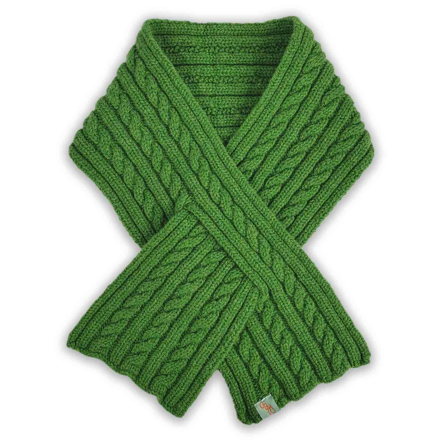Otto & Spike Women's Scarves - Prima - Scarfette - Watercress Green In Green