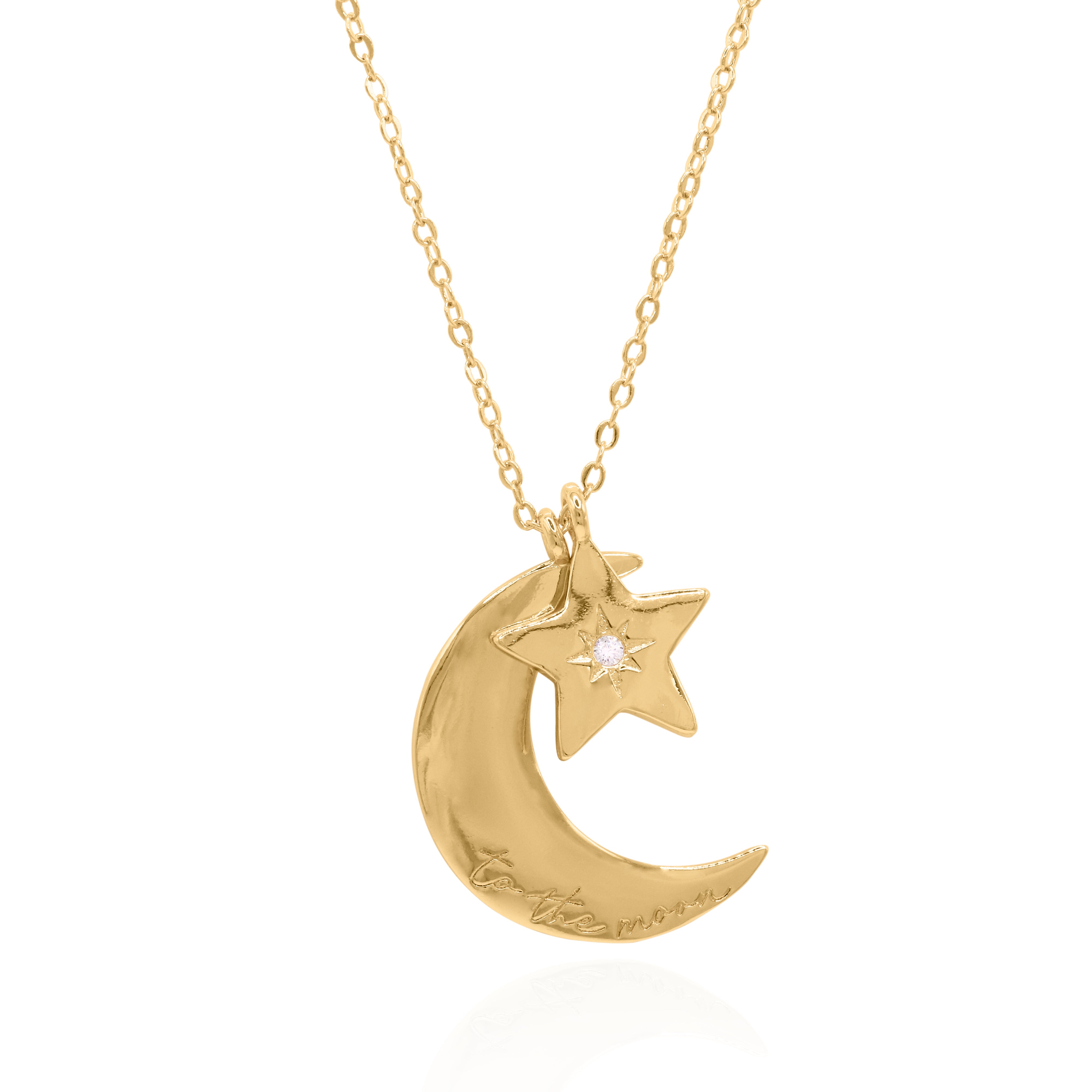 Luna Charles Women's Cherish To The Moon & Back Necklace