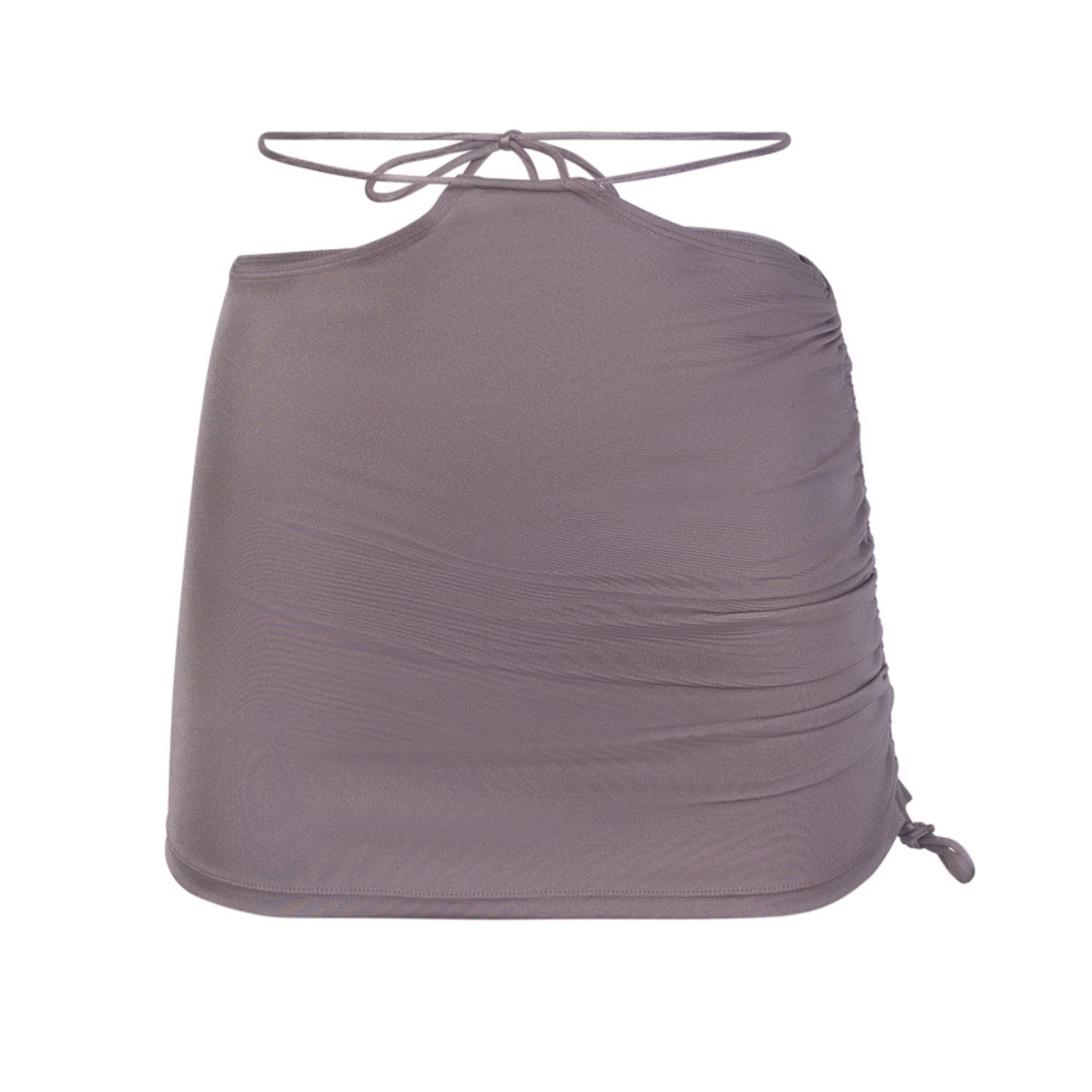 The Delarose Sisters Women's Neutrals / Brown Latte Cover Up Skirt In Brown