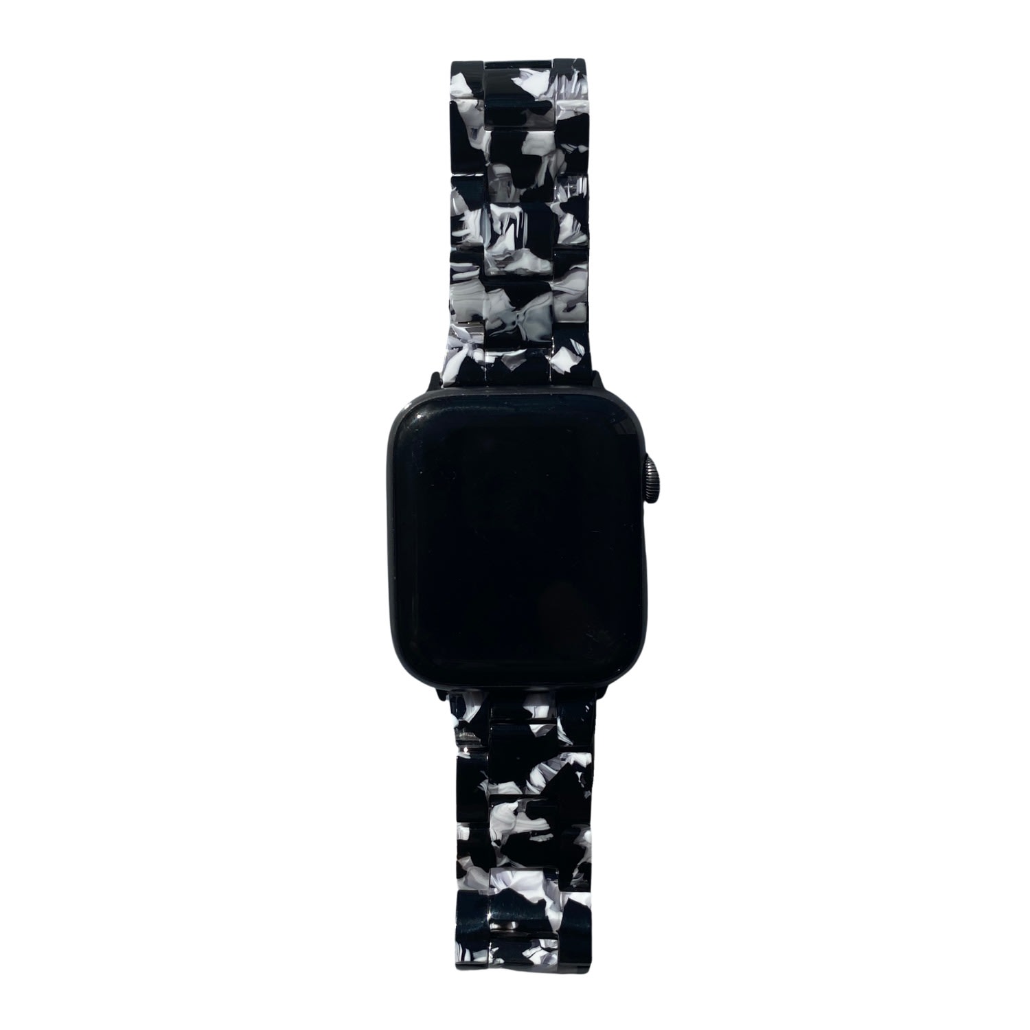 Women’s Black / White Apple Watch Band In Black & White Large Closet Rehab