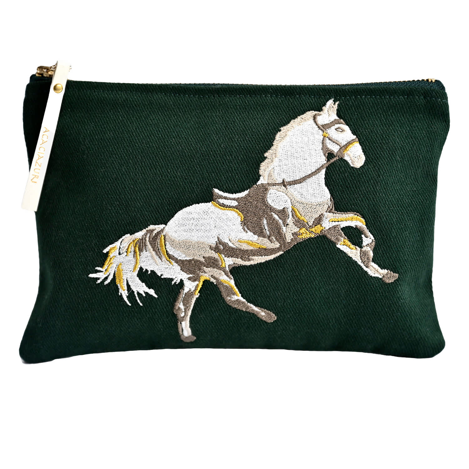 The Equestrian Embroidered Bag | AcaciaZuri | Wolf & Badger