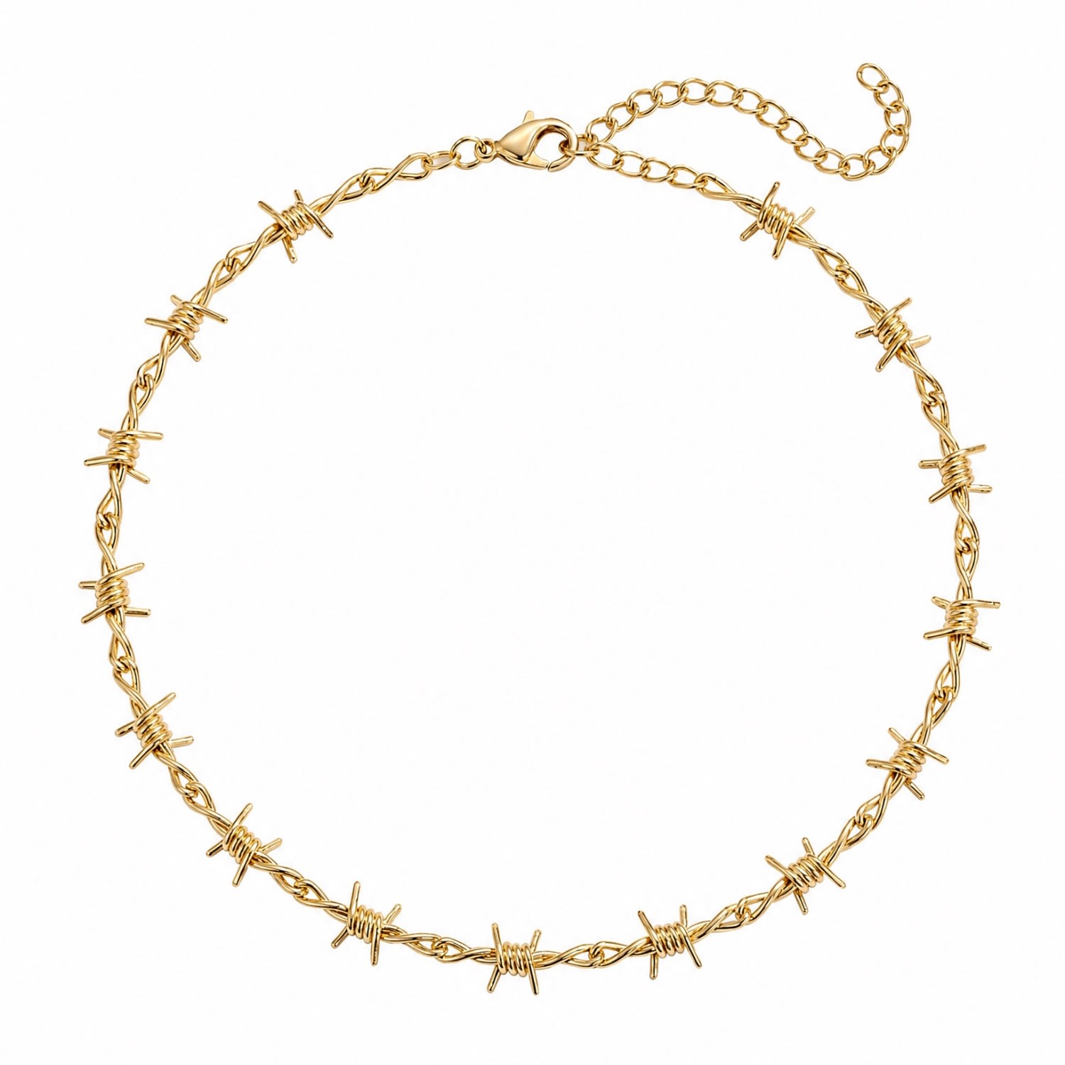 Women's The Barb Wire Choker Danielle Guizio X The M Jewelers - Gold