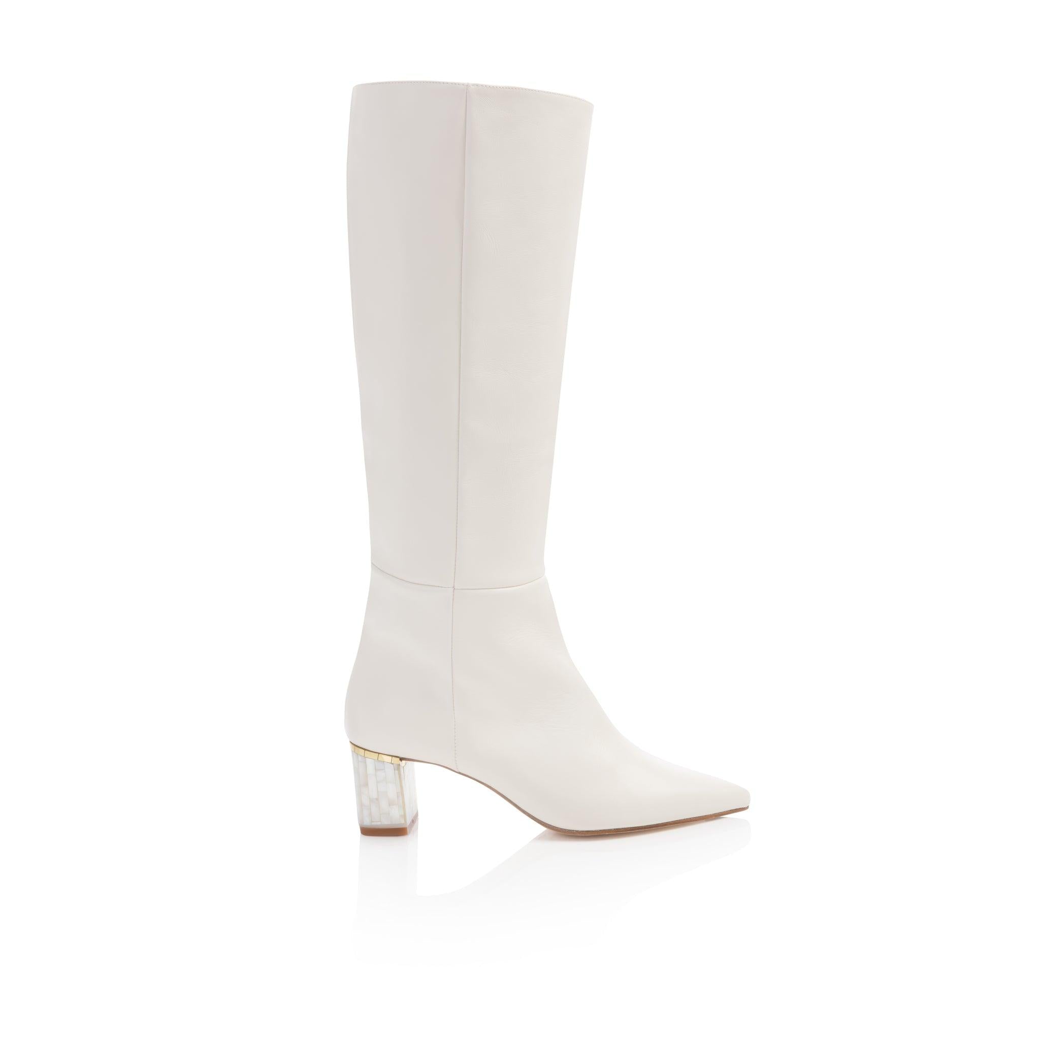 Freya Rose Women's White Jamelia - Pearl Heel In White