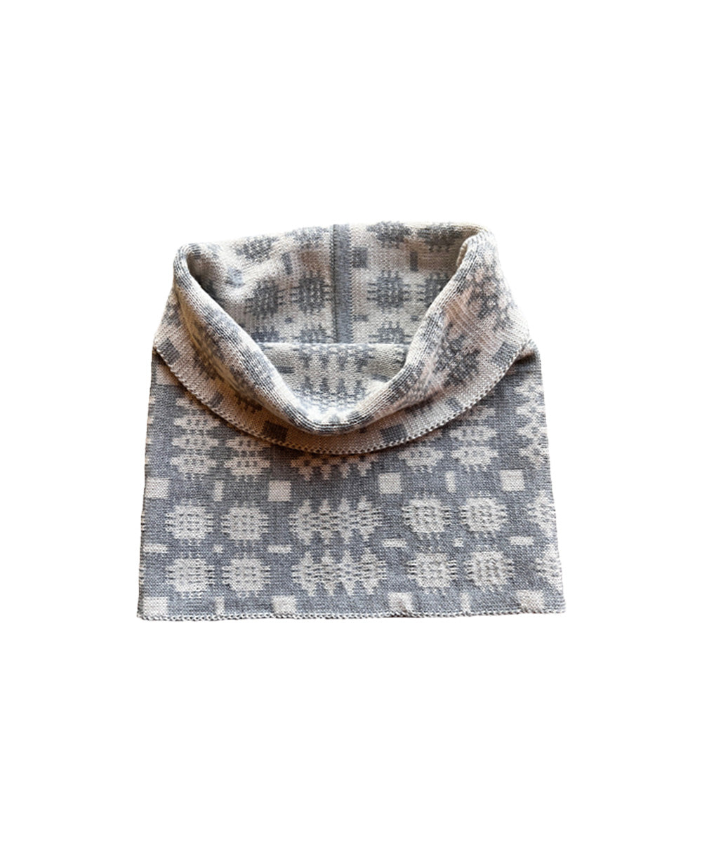 Women’s Neutrals / Grey Carthen Tube Scarf - Grey / Ecru One Size Mabli