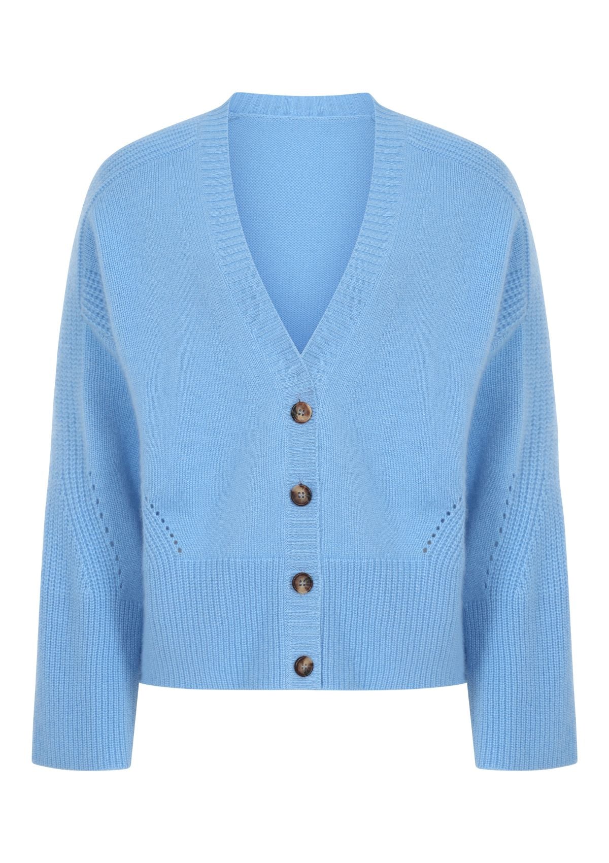 Loop Cashmere Women's Cashmere Lofty Cardigan In Delta Blue In Blue