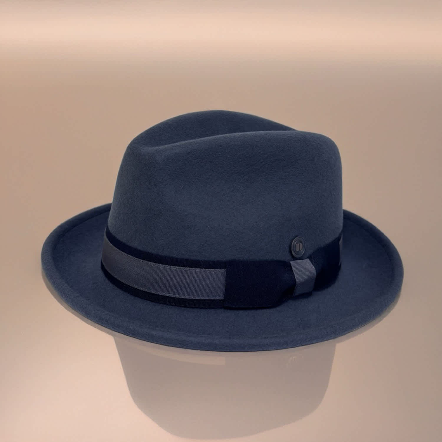 Robin Grey Wool Felt Two Tone Trilby Fedora Hat | Dasmarca 