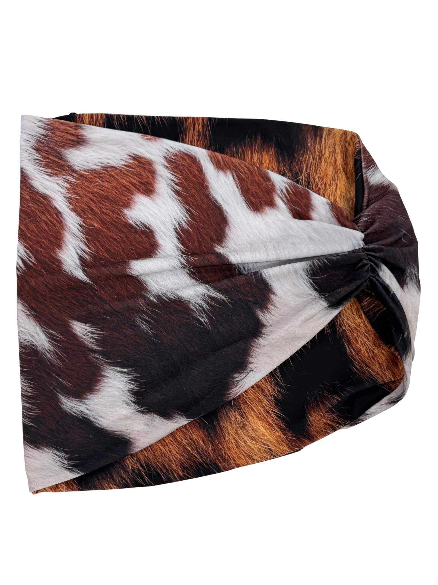 L’animal Women's Black / Brown Serengeti Reversible Skirt In Black/brown