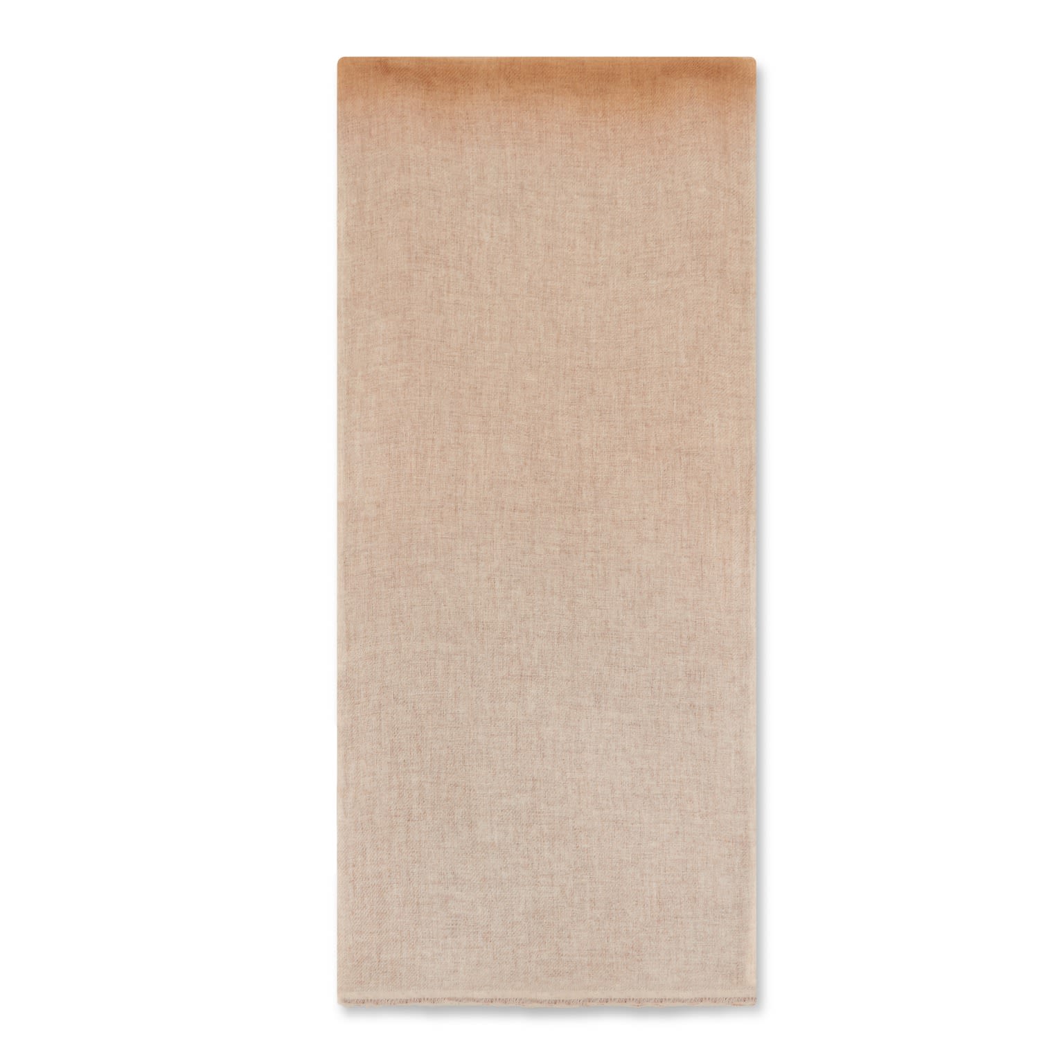 Burrows And Hare Men's Neutrals Cashmere & Merino Wool Scarf - Beige & Brown