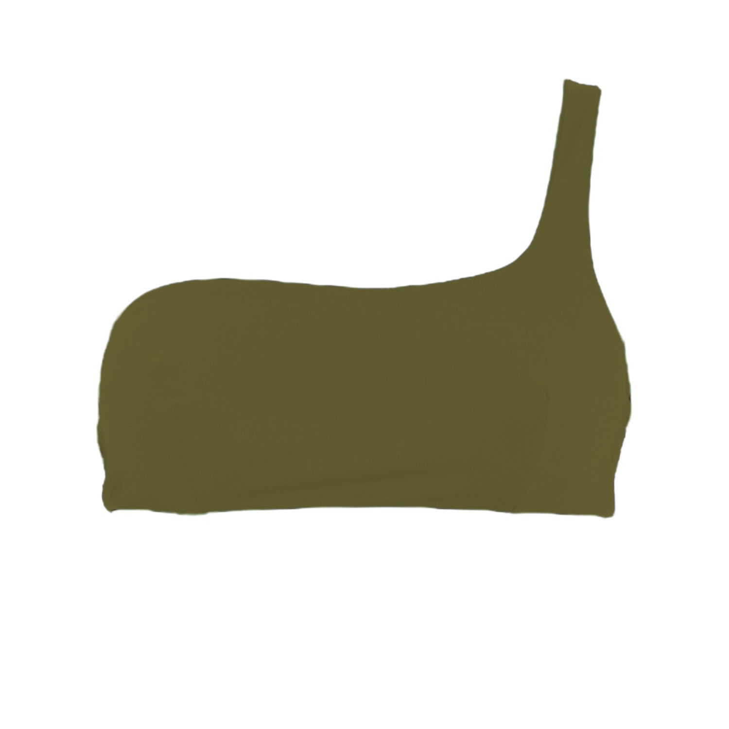 Rêve De Rive Women's Aline Hunter Green Bikini Top In Green