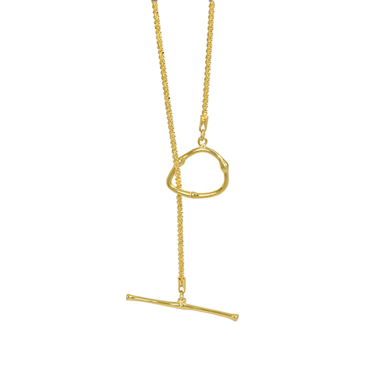 Janus Edinburgh Women's Gold Vermeil Lintrathen Shimmering Necklace Wrist Wrap Bracelet 43cm In Gold