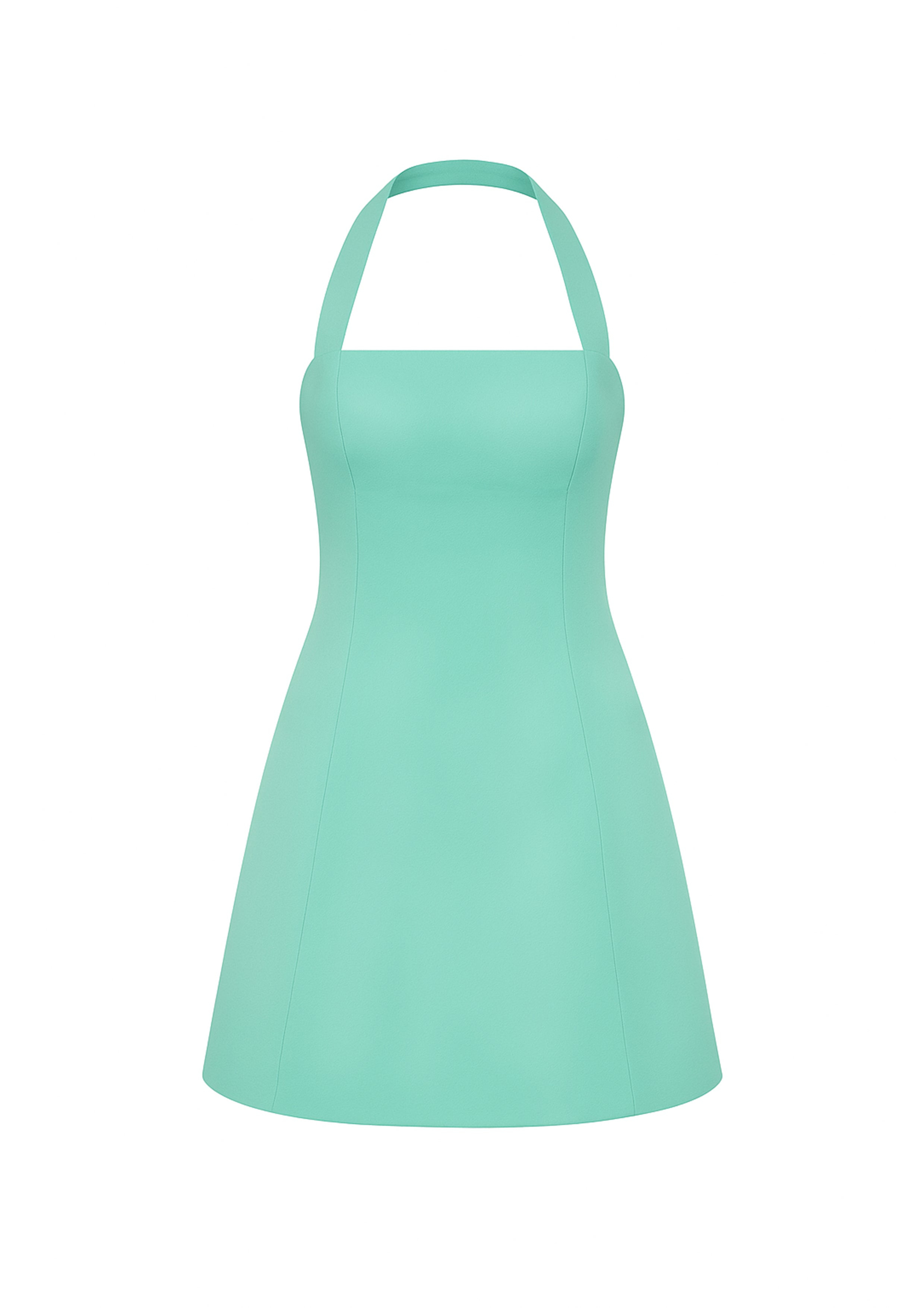 Women's Blue Hadley Mini Dress In Aqua Turquiose | Medium | Nazli Ceren