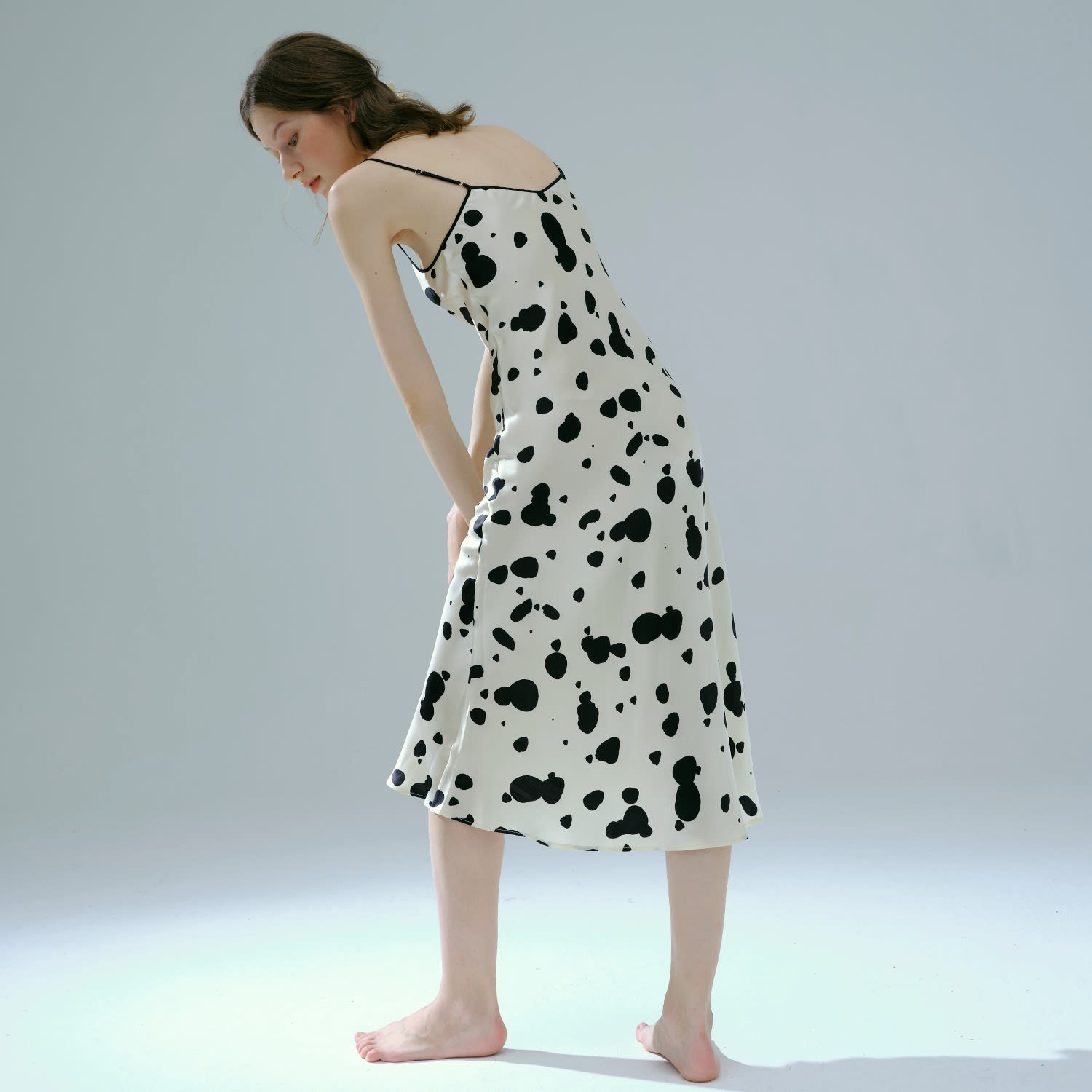 DALMATIAN Silk Shirt Dress, NOT JUST PAJAMA