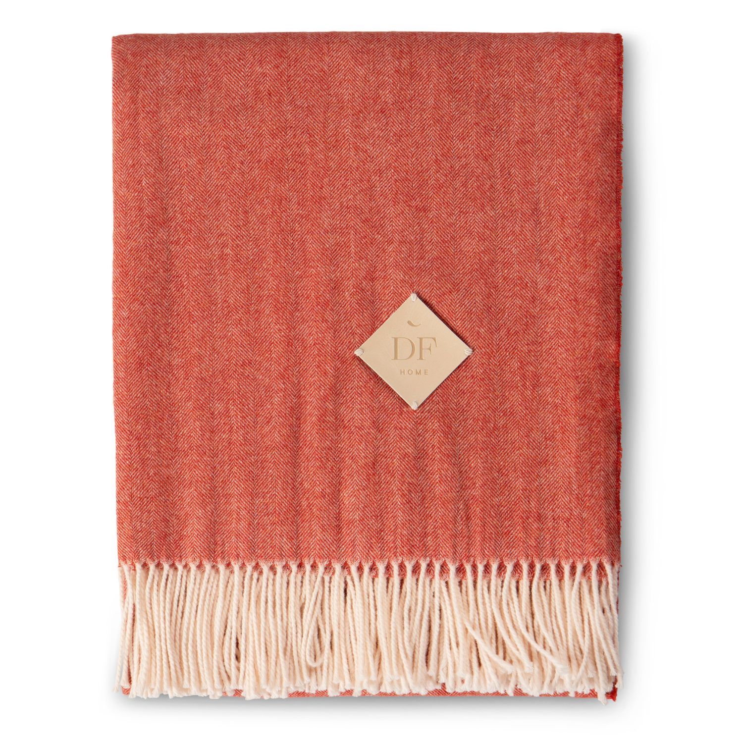 Decoflux Home Merino Wool Kashwool Throw Red Glow