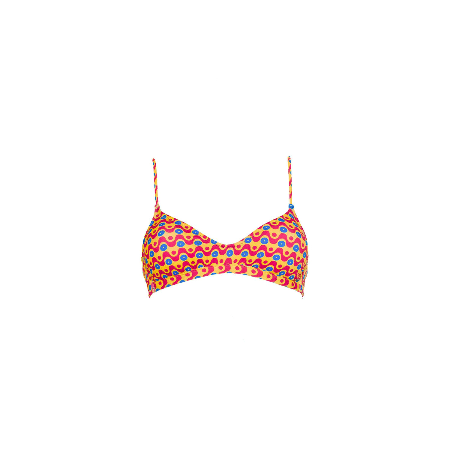 Siguelsol Women's Pink / Purple / Yellow Paloma Bralette Top In Pink/purple/yellow