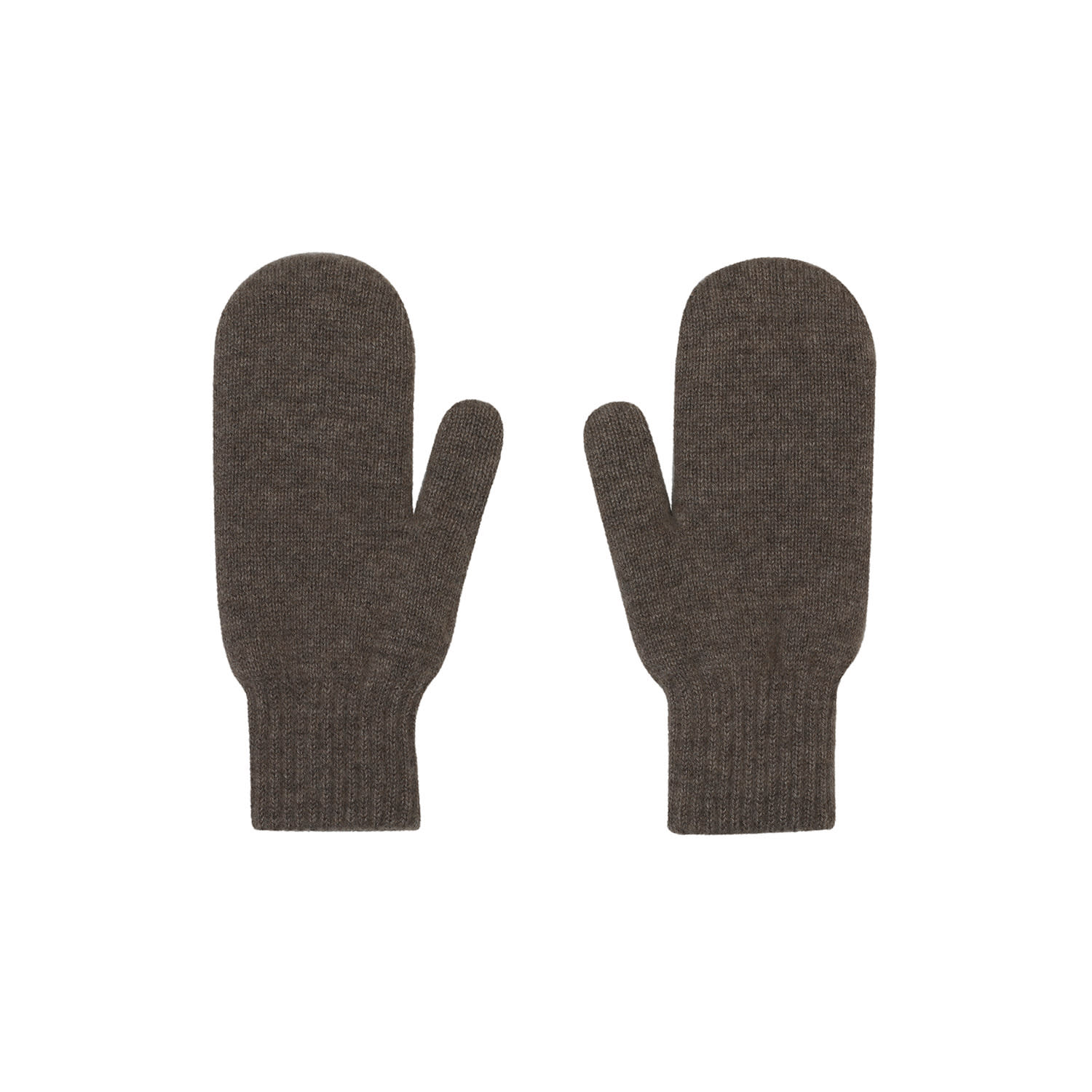 Callaite Women's Brown Cashmere Flap Gloves In Brown