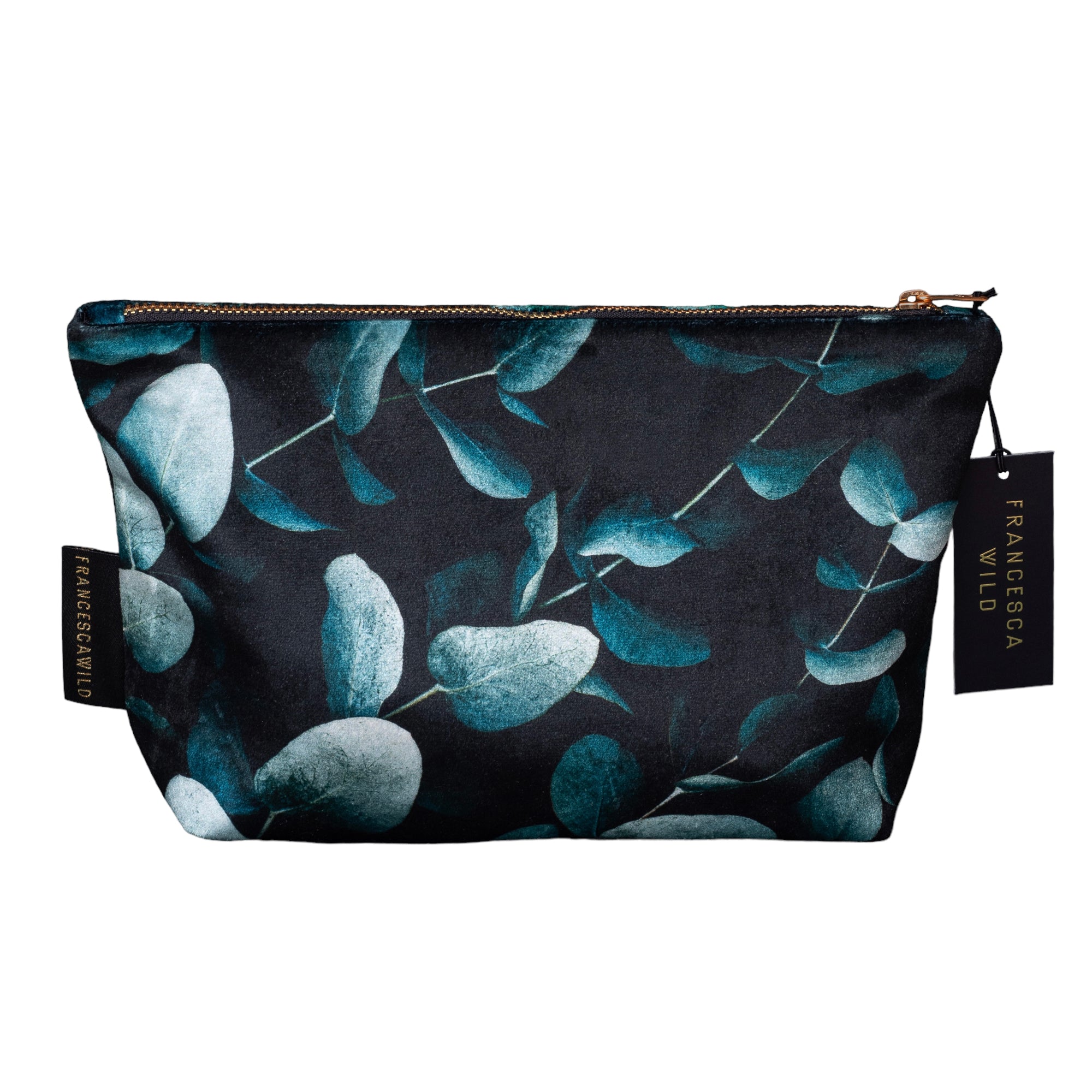 Women’s Eucalyptus Velvet Everyday Pouch Francesca Wild