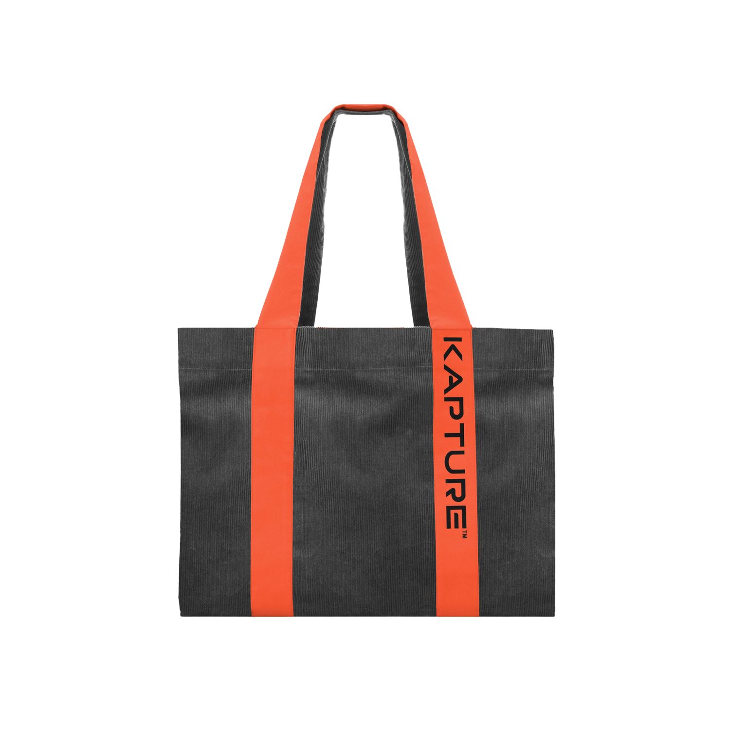 Kapture Women's Grey / Yellow / Orange Kix Tote Bag - Grey/orange In Grey/yellow/orange