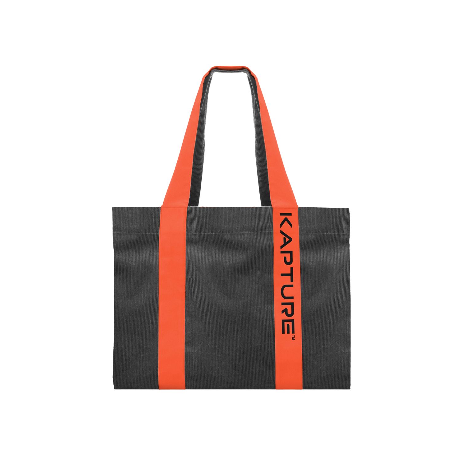 Women’s Grey / Yellow / Orange Kix Tote Bag - Grey/Orange One Size Kapture