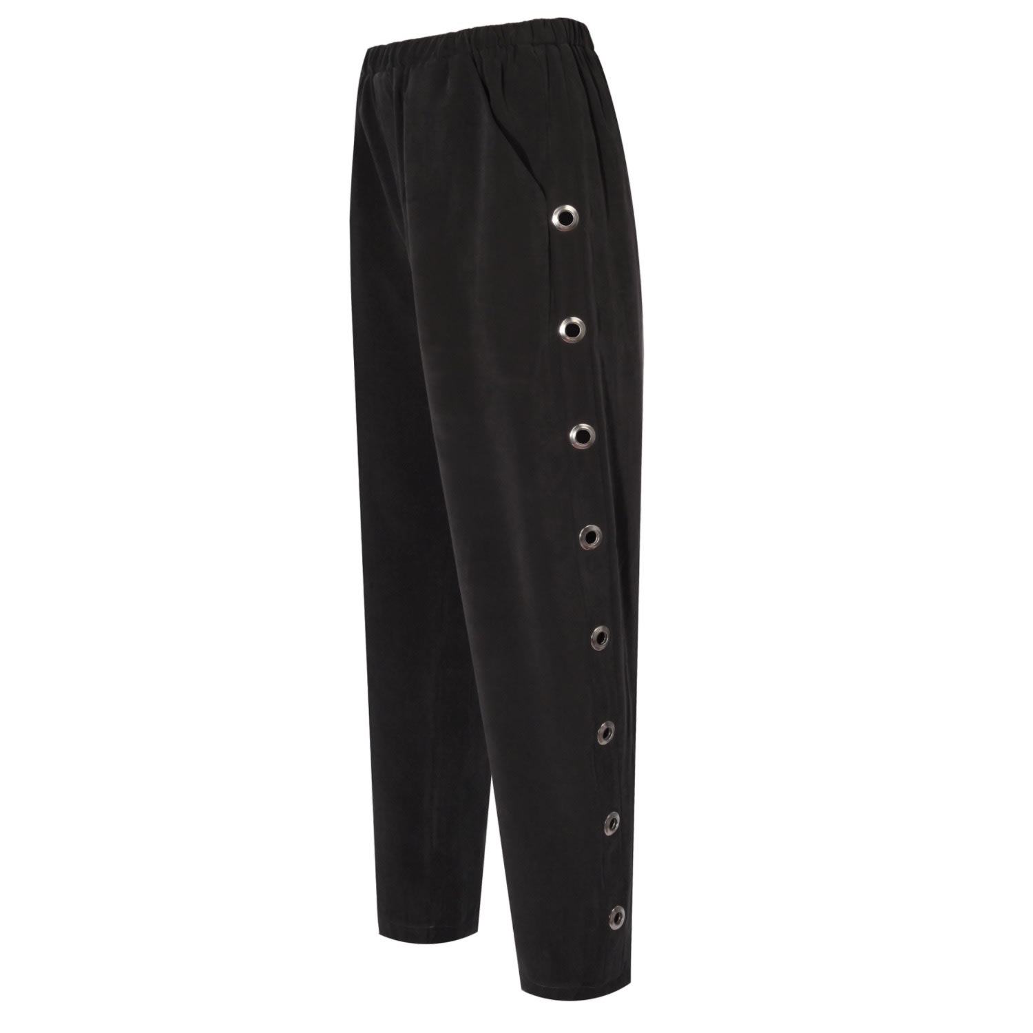 Women’s Black Cupro Track Pants Small Mirimalist