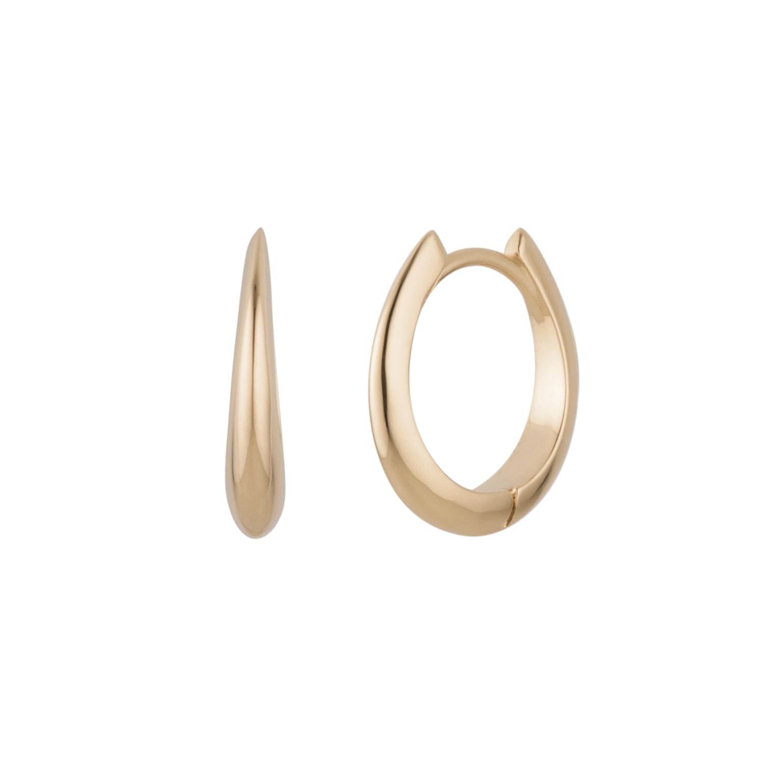 &lottie Women's Piccolo Gold Huggie Hoops In Gold