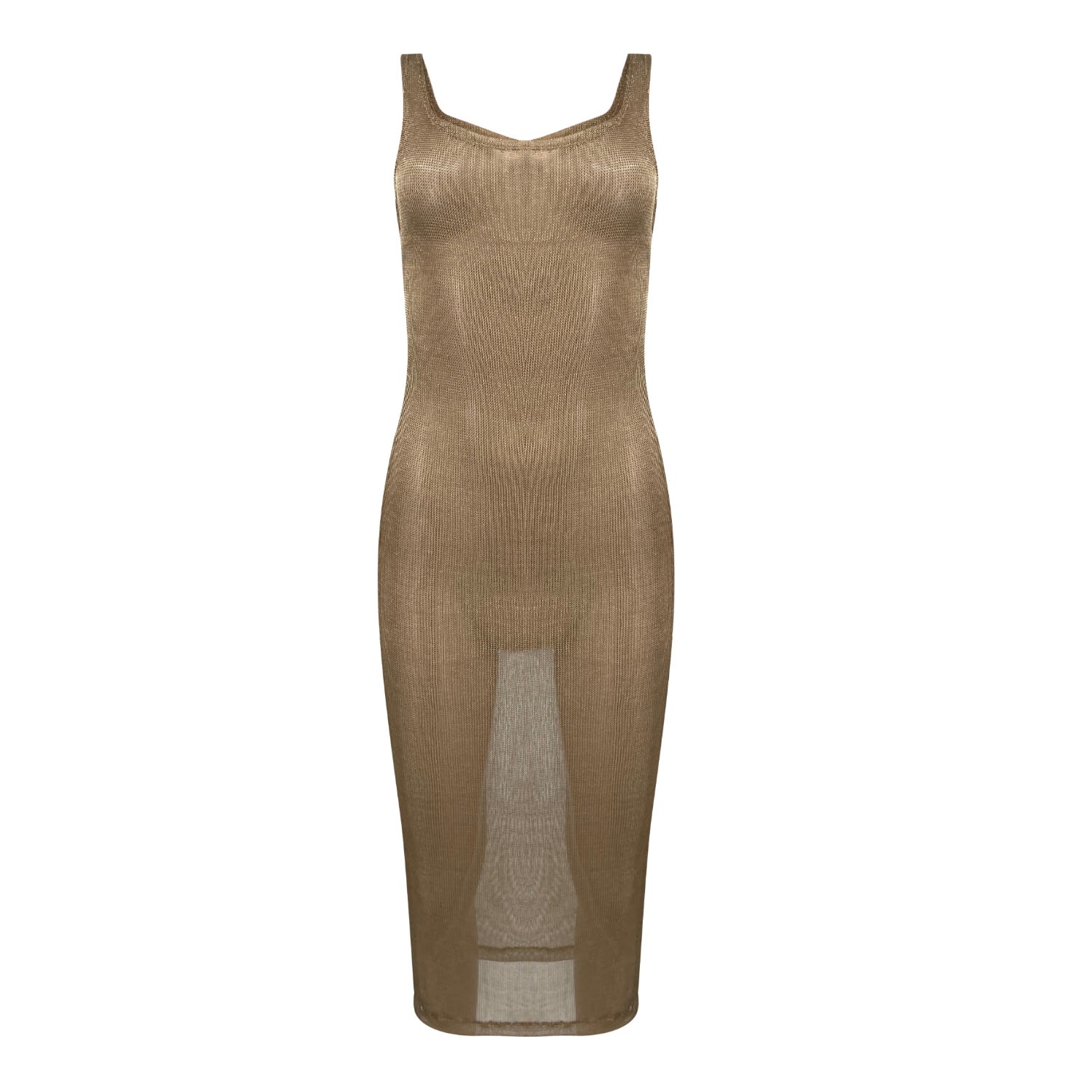 Maui X Lolita Women's Brown Joan Of Arc Mesh Cover Up Dress In Brown