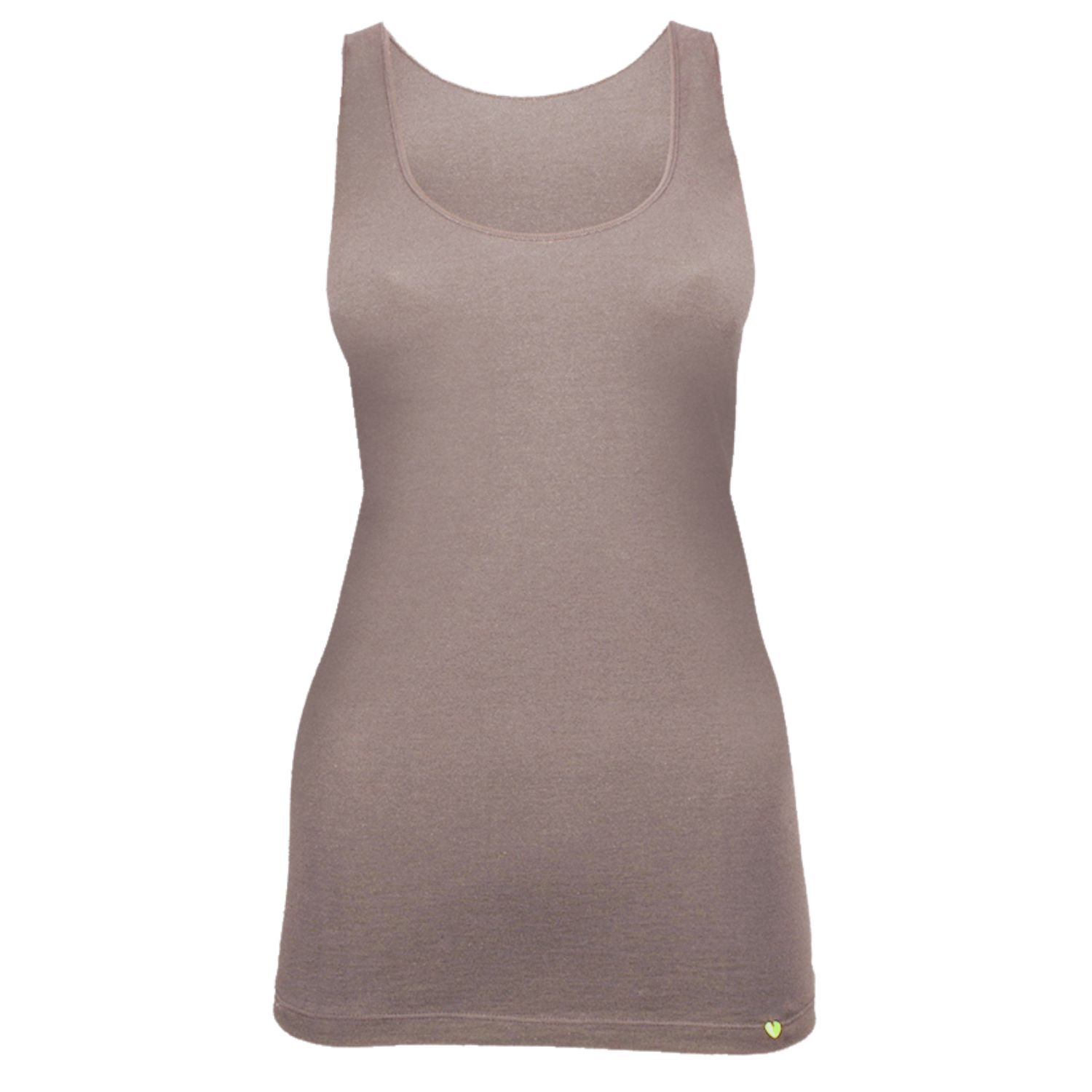 Zd Zero Defects Women's Brown Juno Tank Top Soy Fiber - Luxurious Comfort - Color Mink In Brown