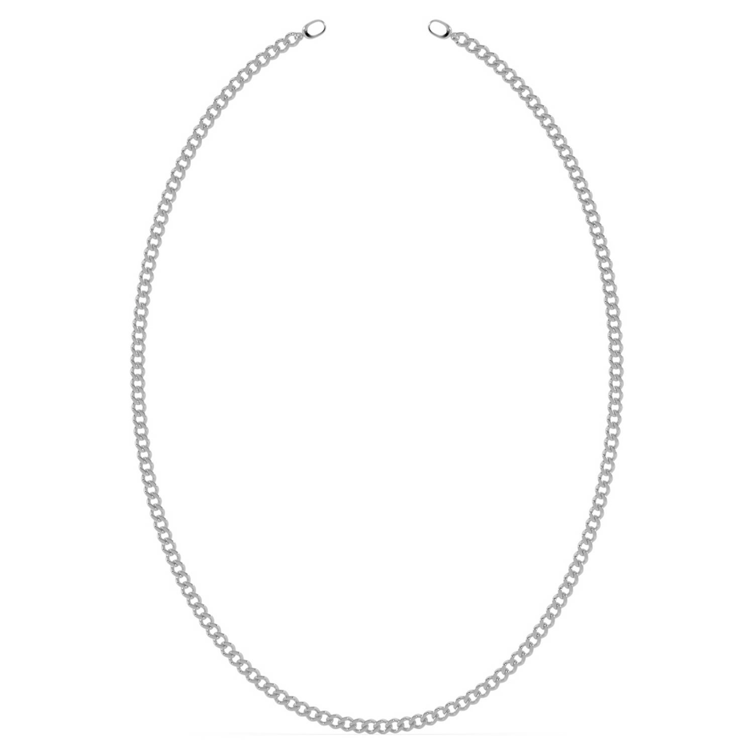 Oni Fine Jewelry Women's Silver Baby Cuban Link Long Chain / Waist Chain In Metallic