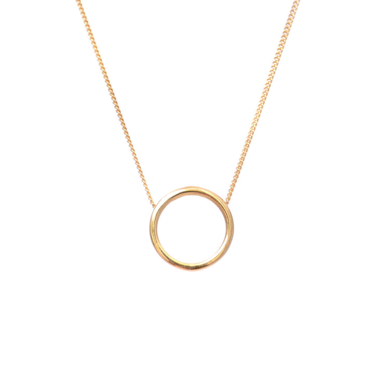 Women’s Halo Necklace Gold Lee Renee