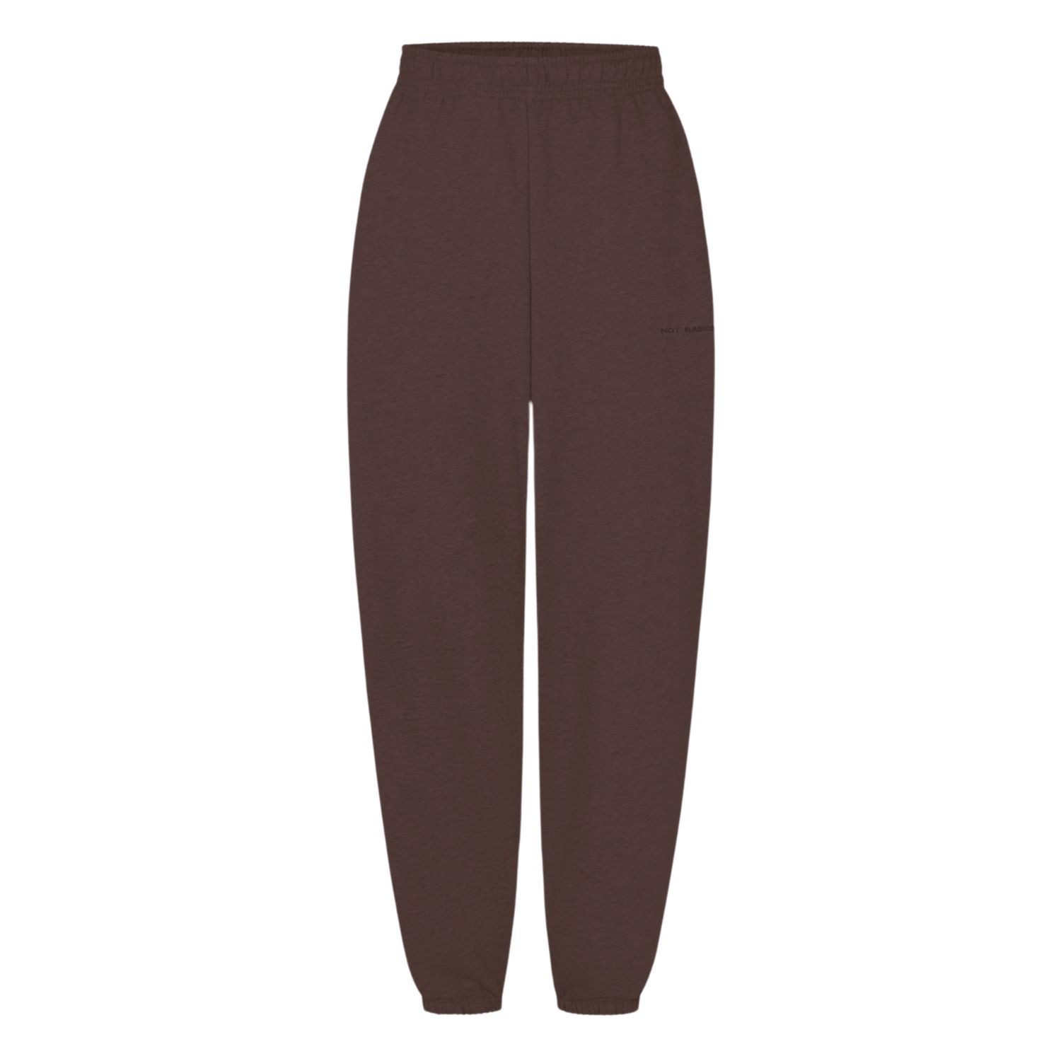 Not Basics Women's Brown Organic Cotton Sweatpants, Hot Fudge In Brown