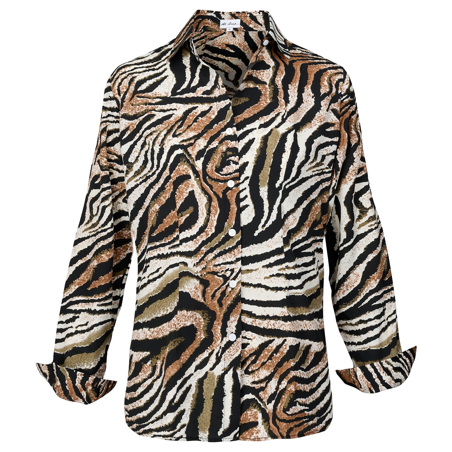 At Last... Women's Freya Shirt In Tiger Print