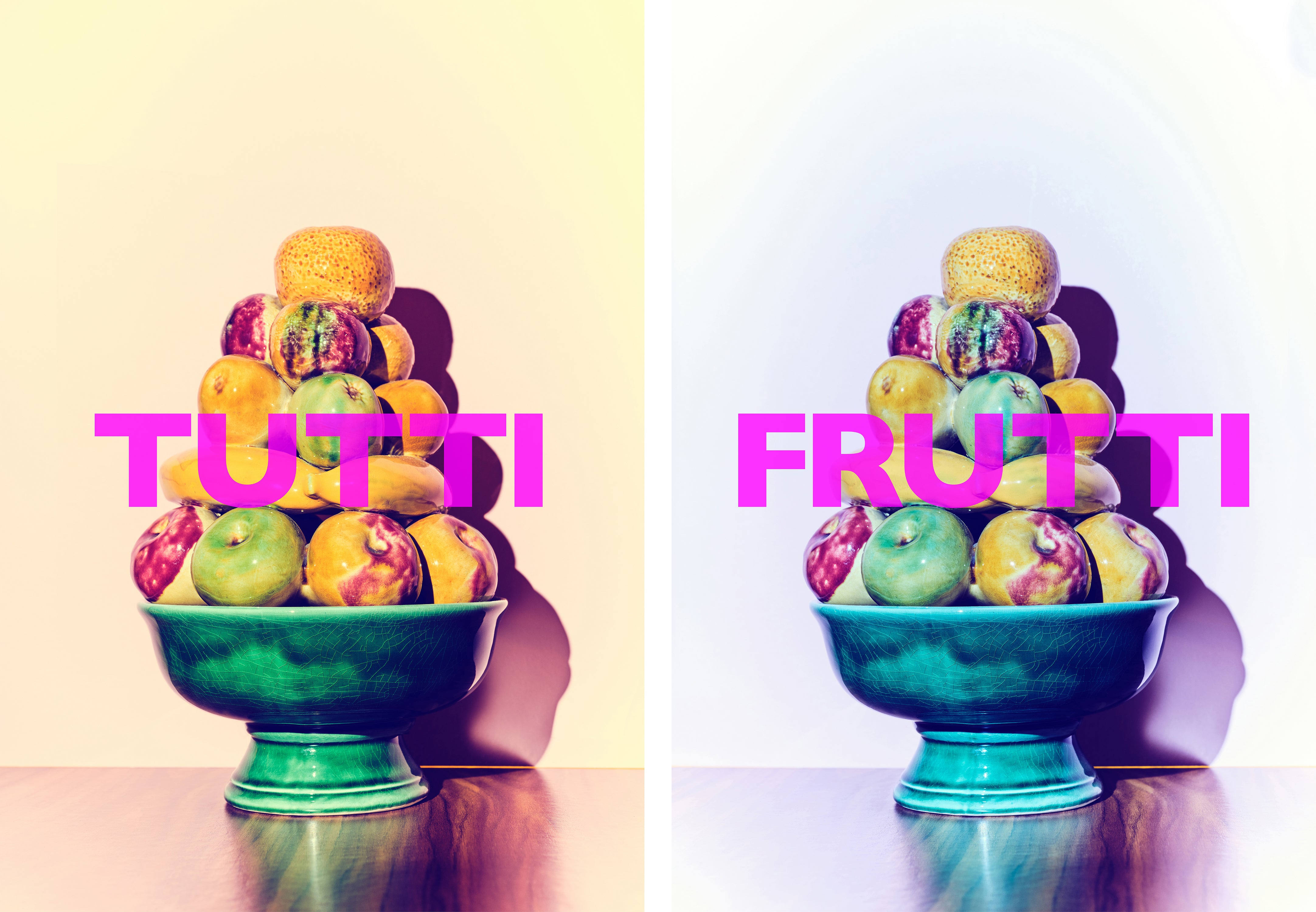 Ornament Art Tutti Frutti Fruit Bowl Pair Of Photo Prints