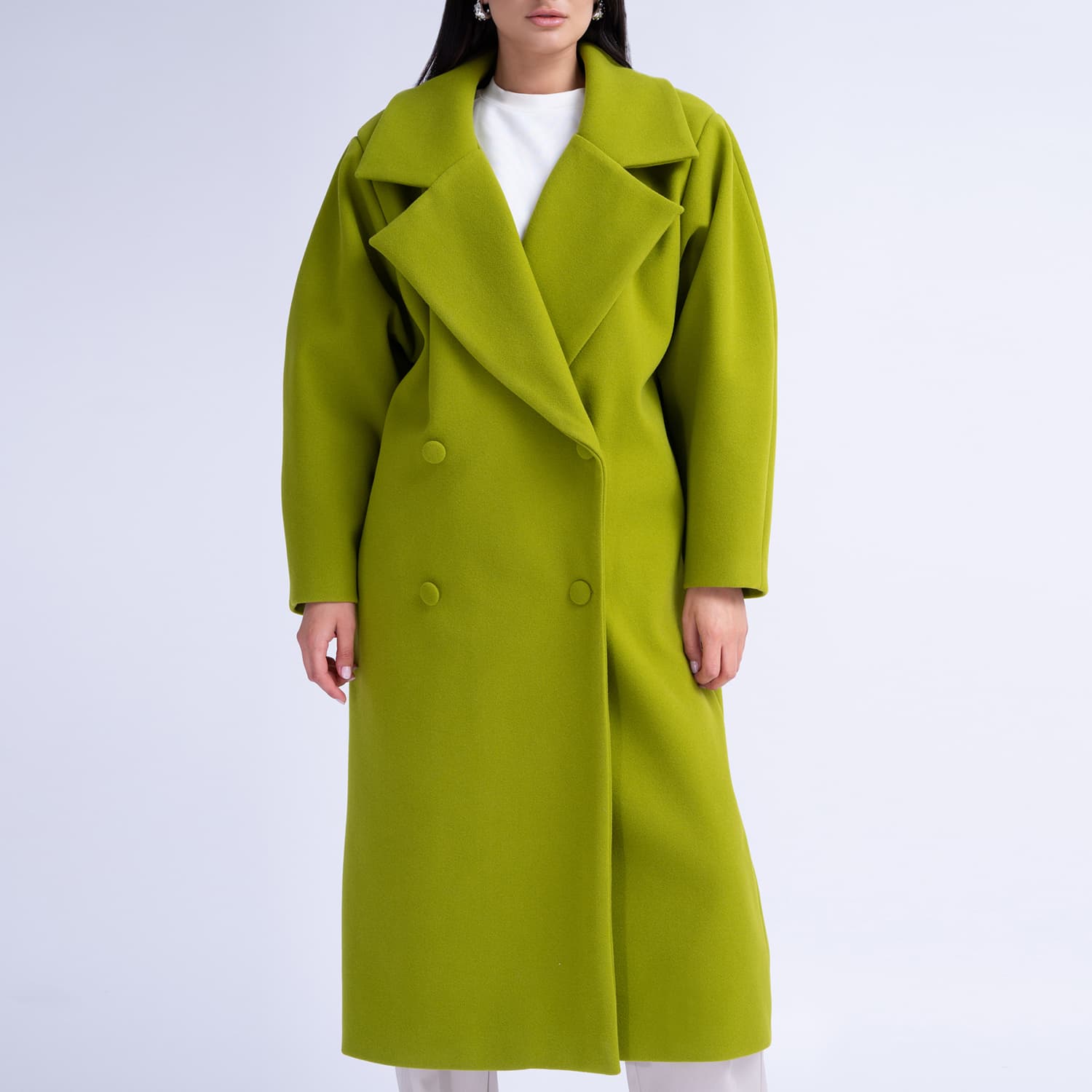 Mango structured wool coat 2025