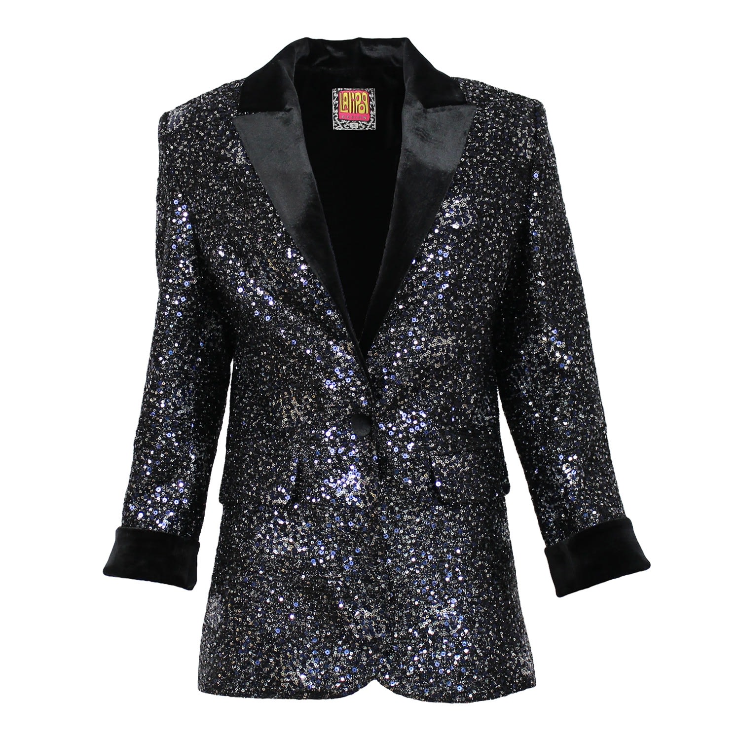 Women’s Sequin Embellished Blazer Jacket Small Lalipop Design