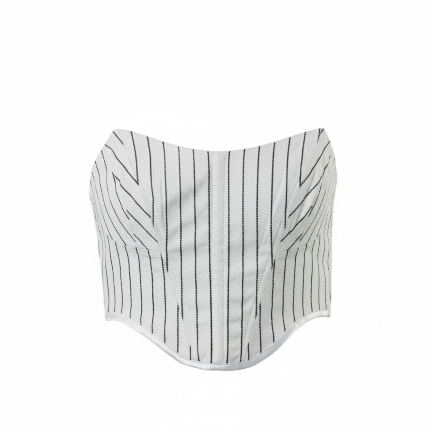 Women's Black / White Kiana Top In Black Stripes | Extra Small | The Coolgirl Nyc
