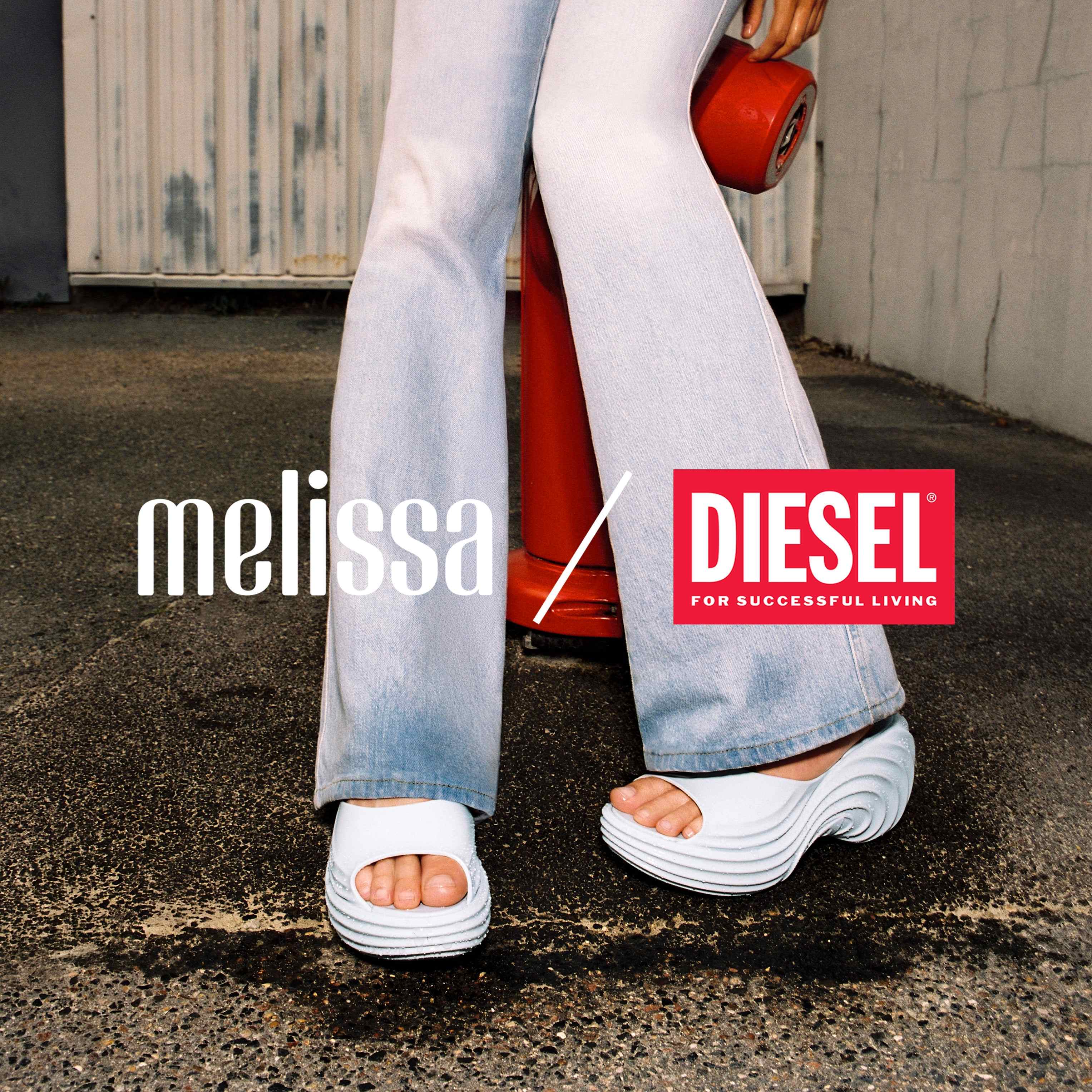 人気✨DIESEL×Melissa Quantum Platform オーバルD quantam-platform-x-