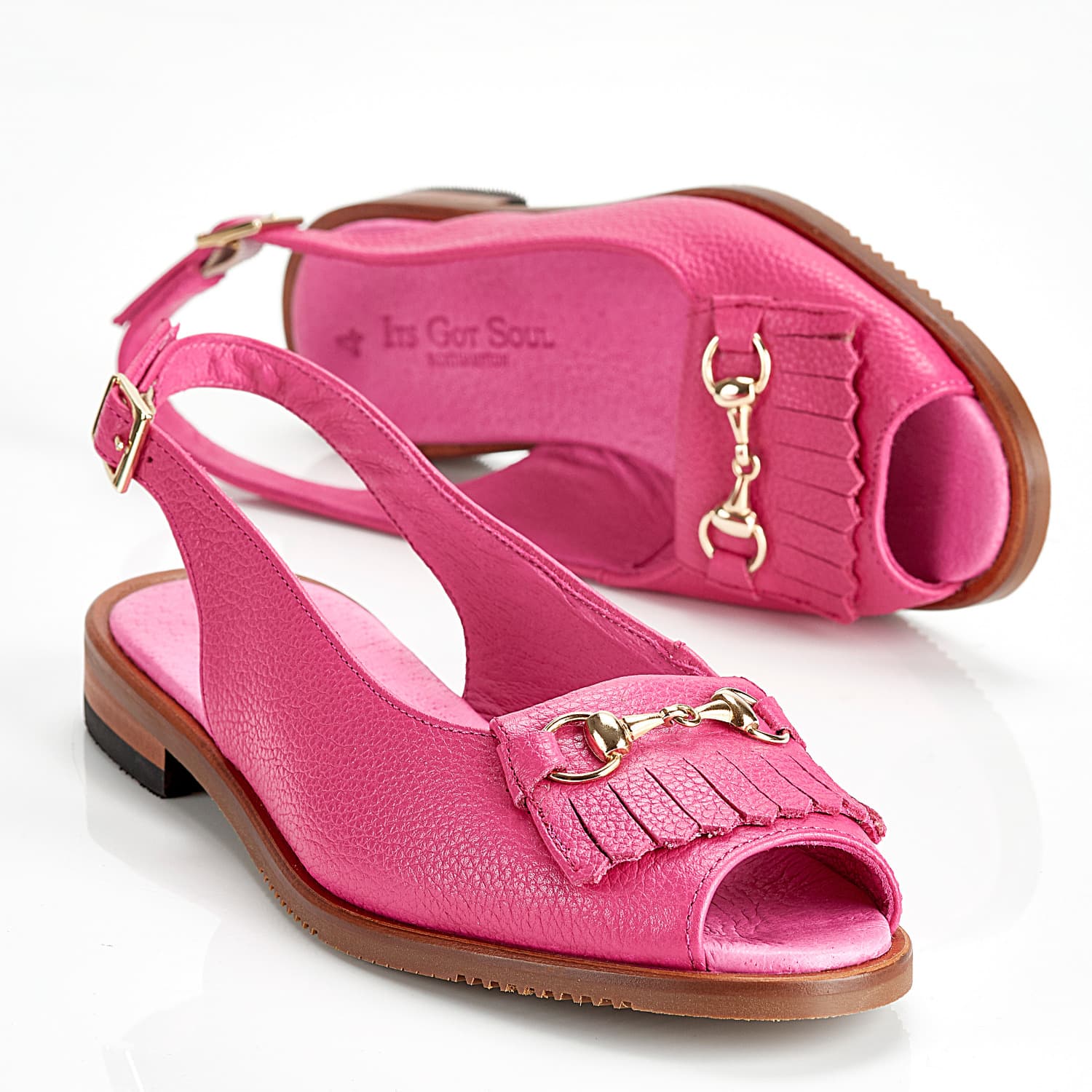 fuchsia pink sandals uk