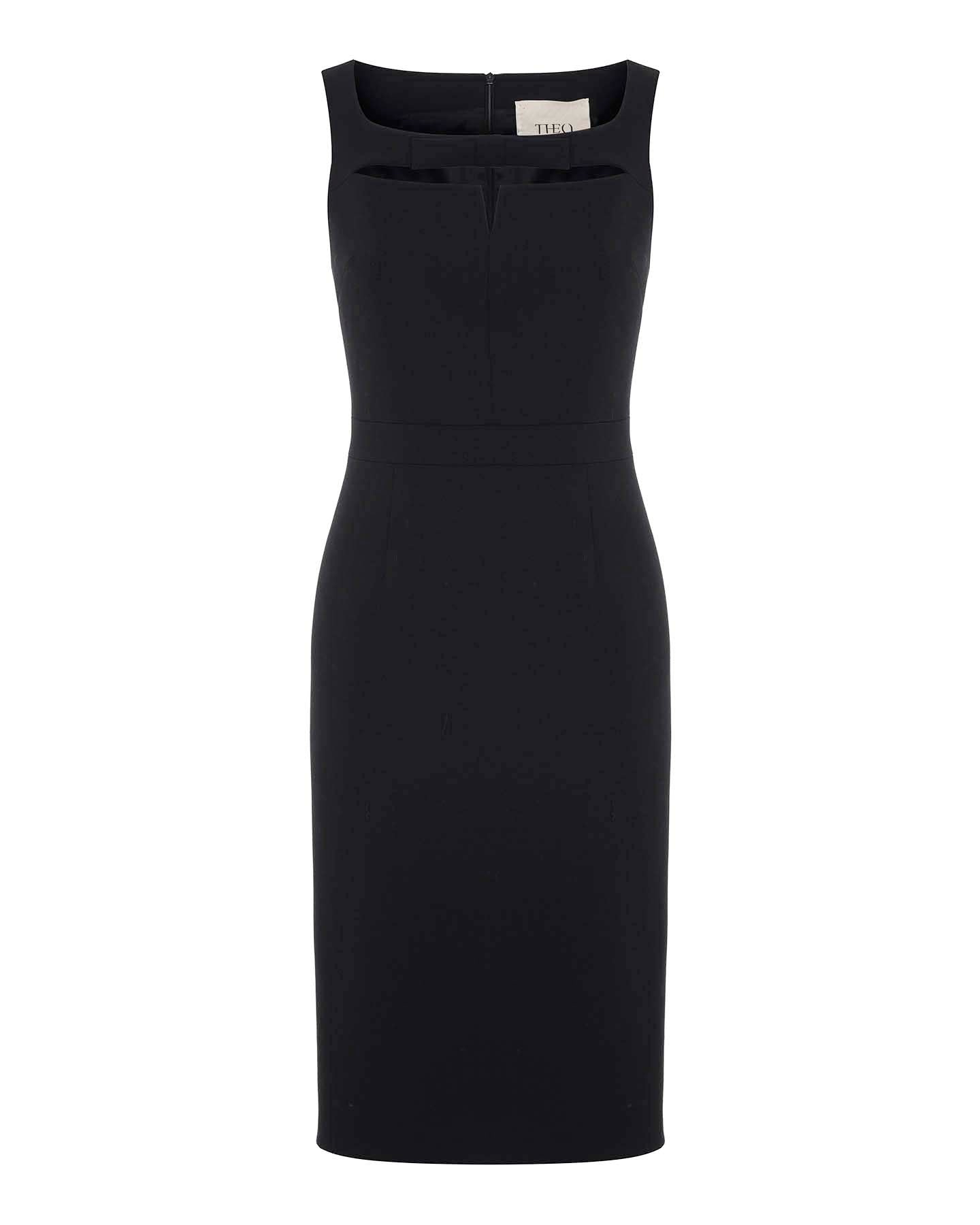 Theo The Label Women's Daphne Bow Pencil Dress - Black