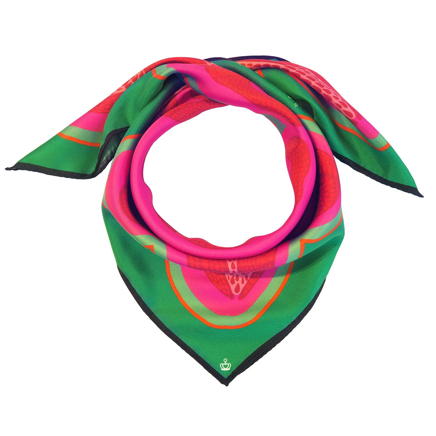 Silk Scarf - Uterus Galore/Bloody Awesome Collection/Light & Dark, Kueen