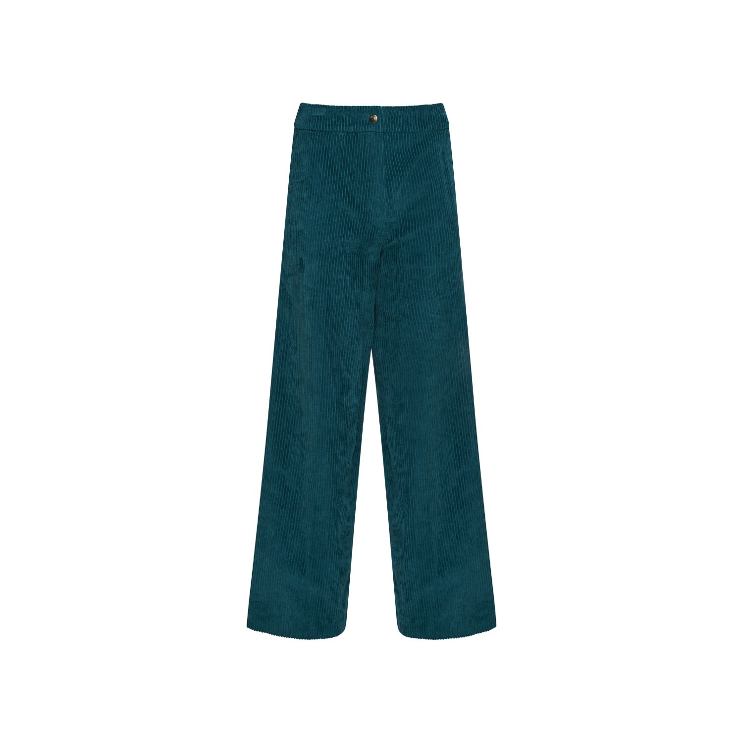 Women’s Blue Cord Trousers - Turquoise Large Plié