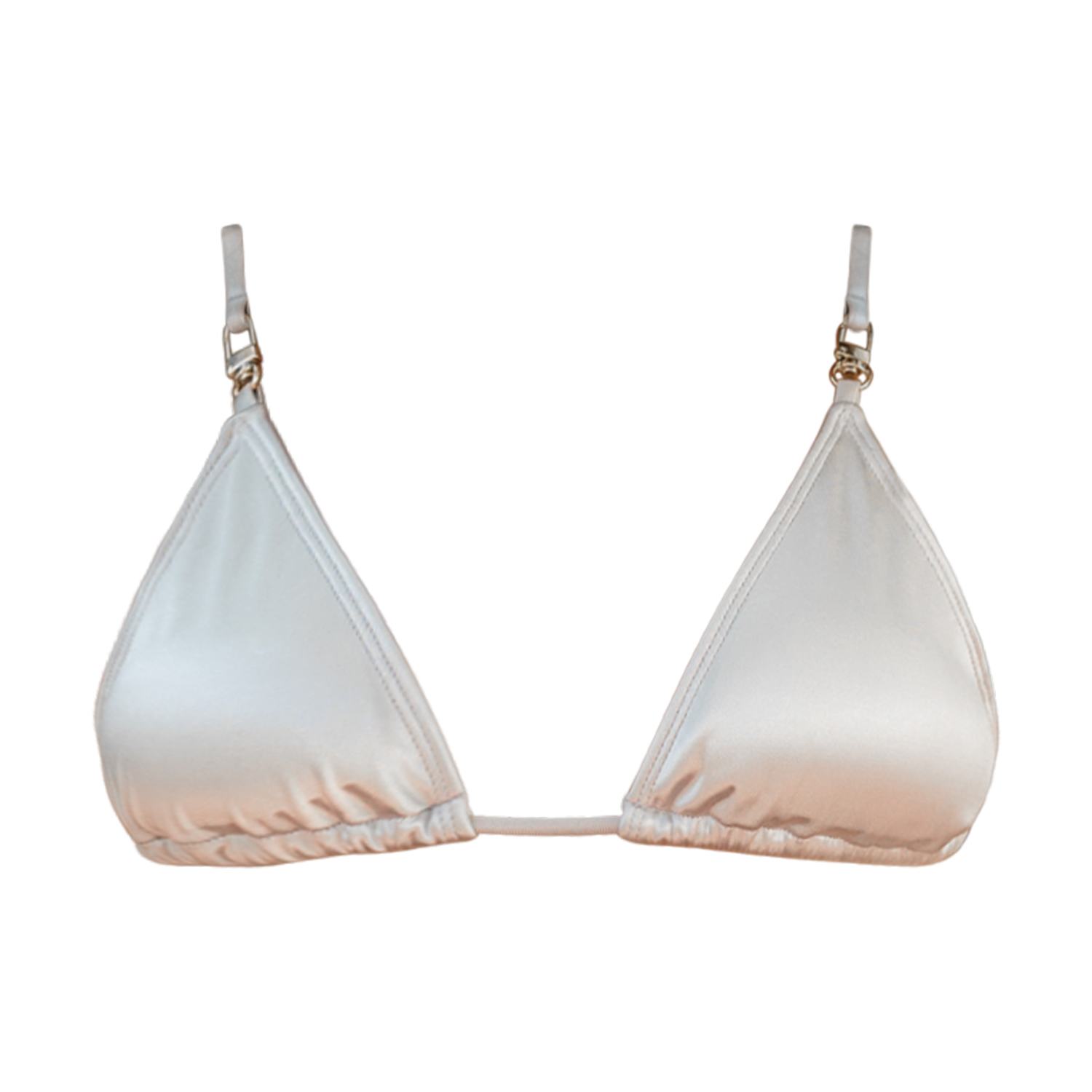 Ivy Swimwear Women's Artemisia In Silver Bikini Top In Silver